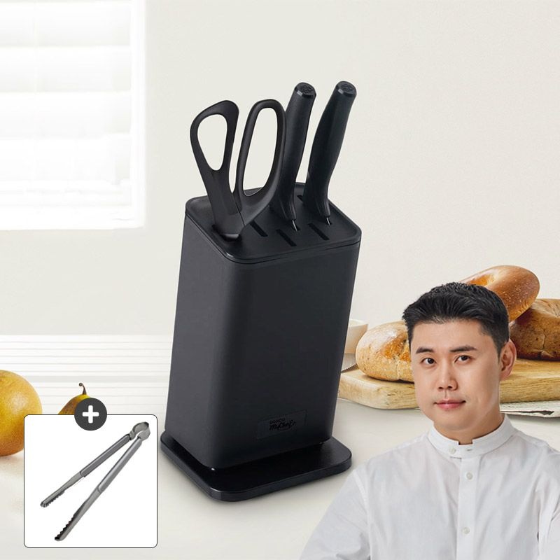 분리세척가능! 항균 칼블럭 4종세트 (내부 세척 ok)+집게증정
