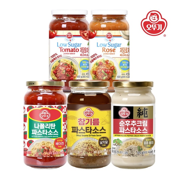 참기름 파스타소스 380g*3개 외 나폴리탄/순후추/저당 토마토/저당 로제 3개 골라담기