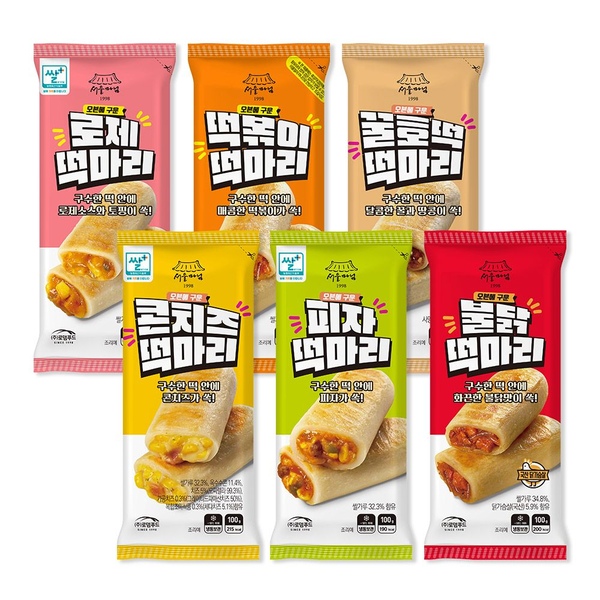 서울마님 떡마리 100g*10개 5종