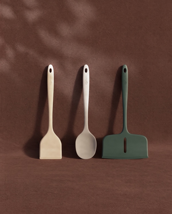 [13(화) 11시 라이브] 하모니 일체형 실리콘 조리도구 3종세트 (3color)