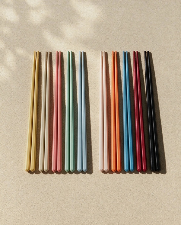소로이샵 비비드 포인트 젓가락 10color 미끄러지지 않는 젓가락