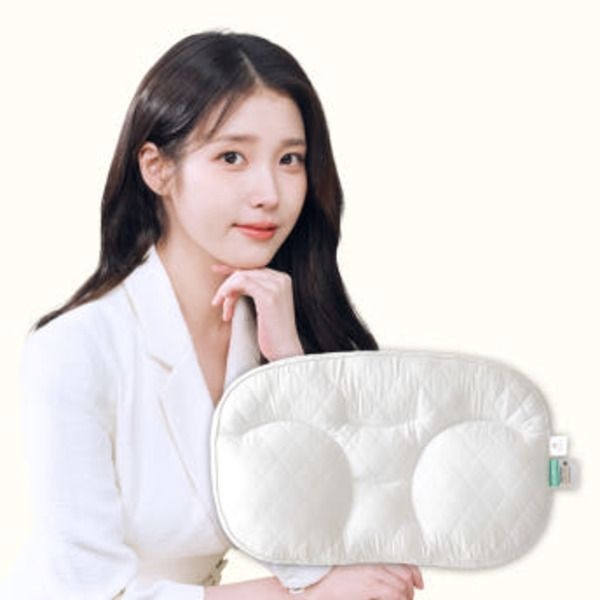 슬립앤슬립 기능성 4분할 측면 수면 목이 편안한 깊은잠베개+베개커버(화이트) 1P