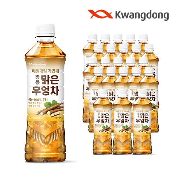 [본사직영] 광동 우엉차 PET 500ml*24입 차음료