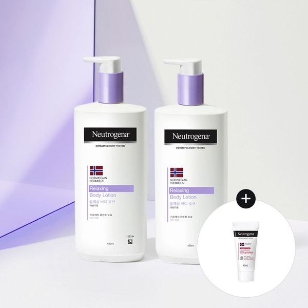 뉴트로지나 릴랙싱 바디 로션 450mlx2+(증)N 시카 15ml
