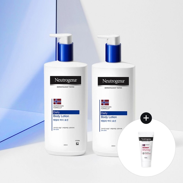 뉴트로지나 데일리 바디 로션 450mlx2+(증)N 시카 15ml