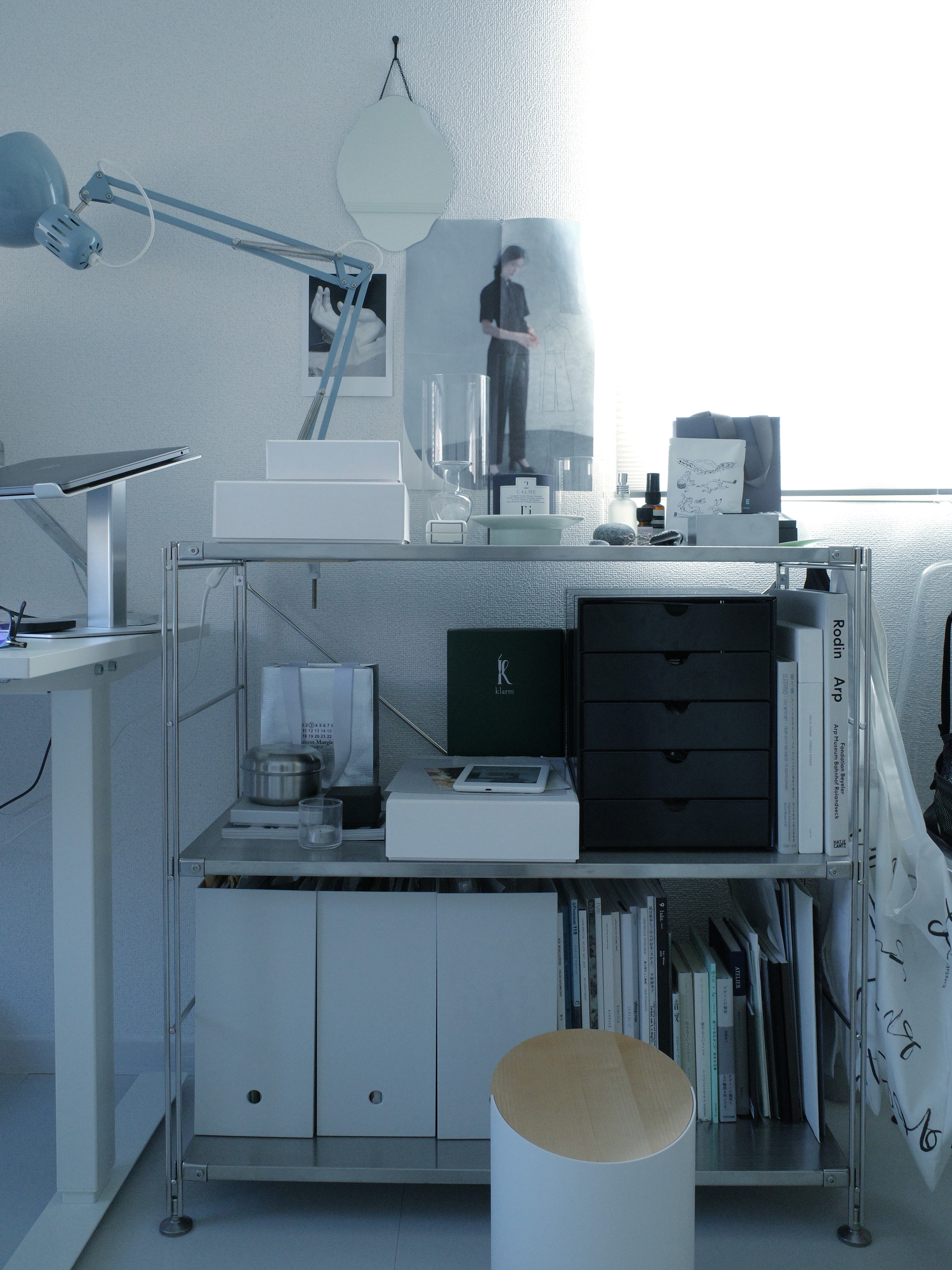 無印良品 ステンレスユニットシェルフ ワイド 小［3色］ | 棚