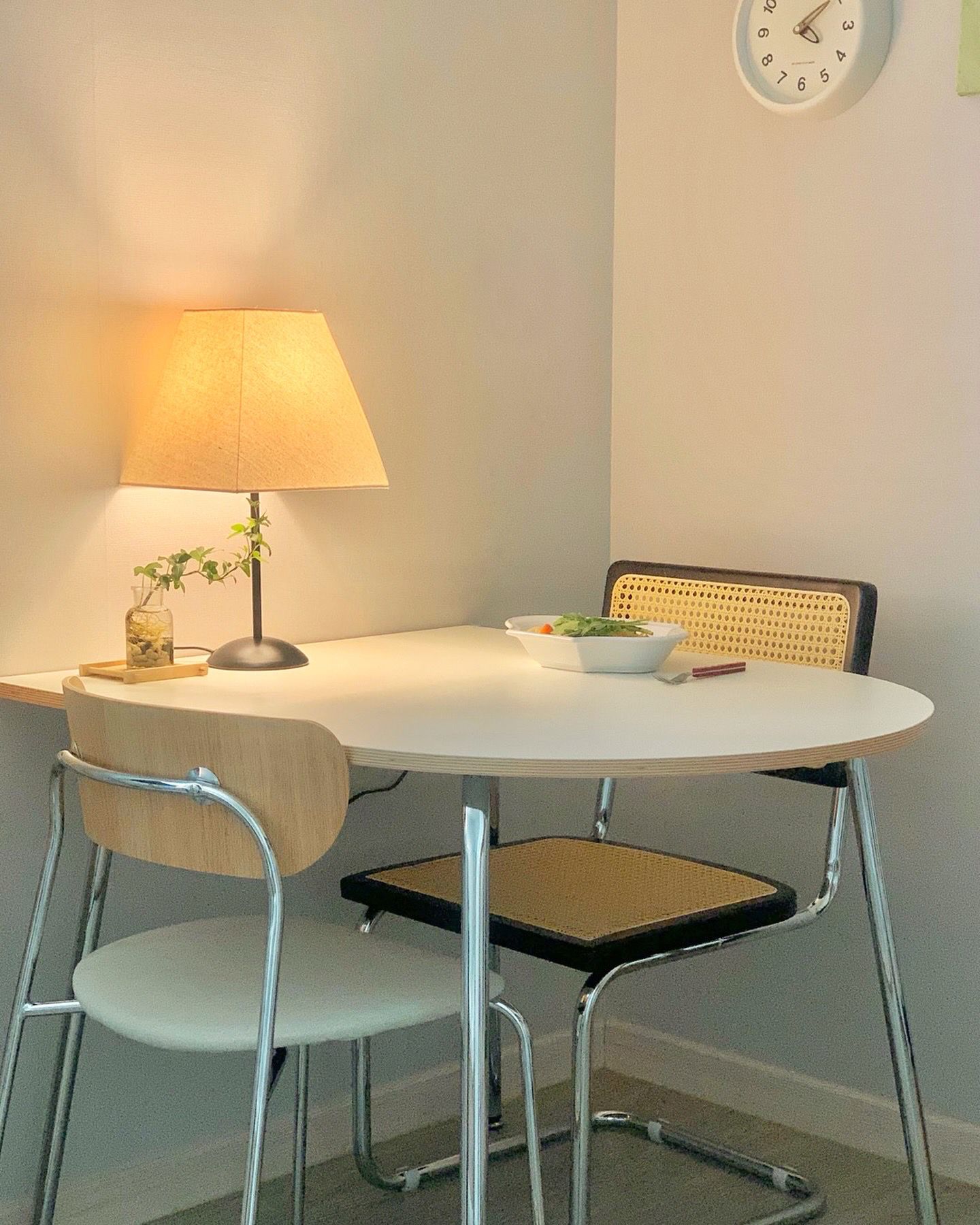 Chrome Half-Oval Mid-Century Table user photo
