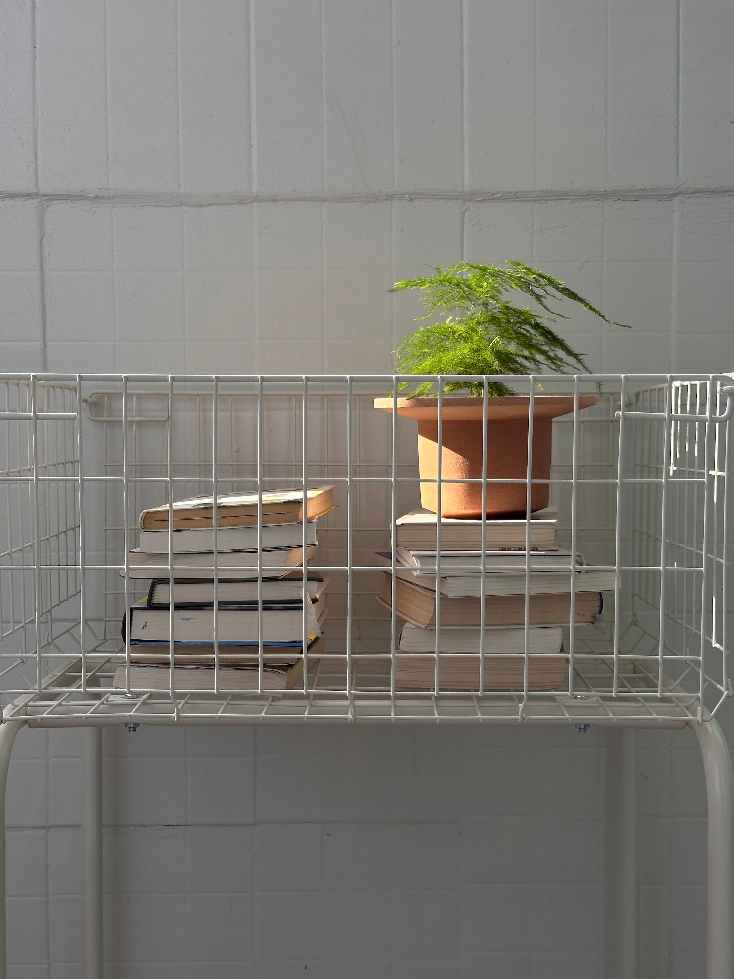 Minimal Rolling Wire Storage Cart user photo