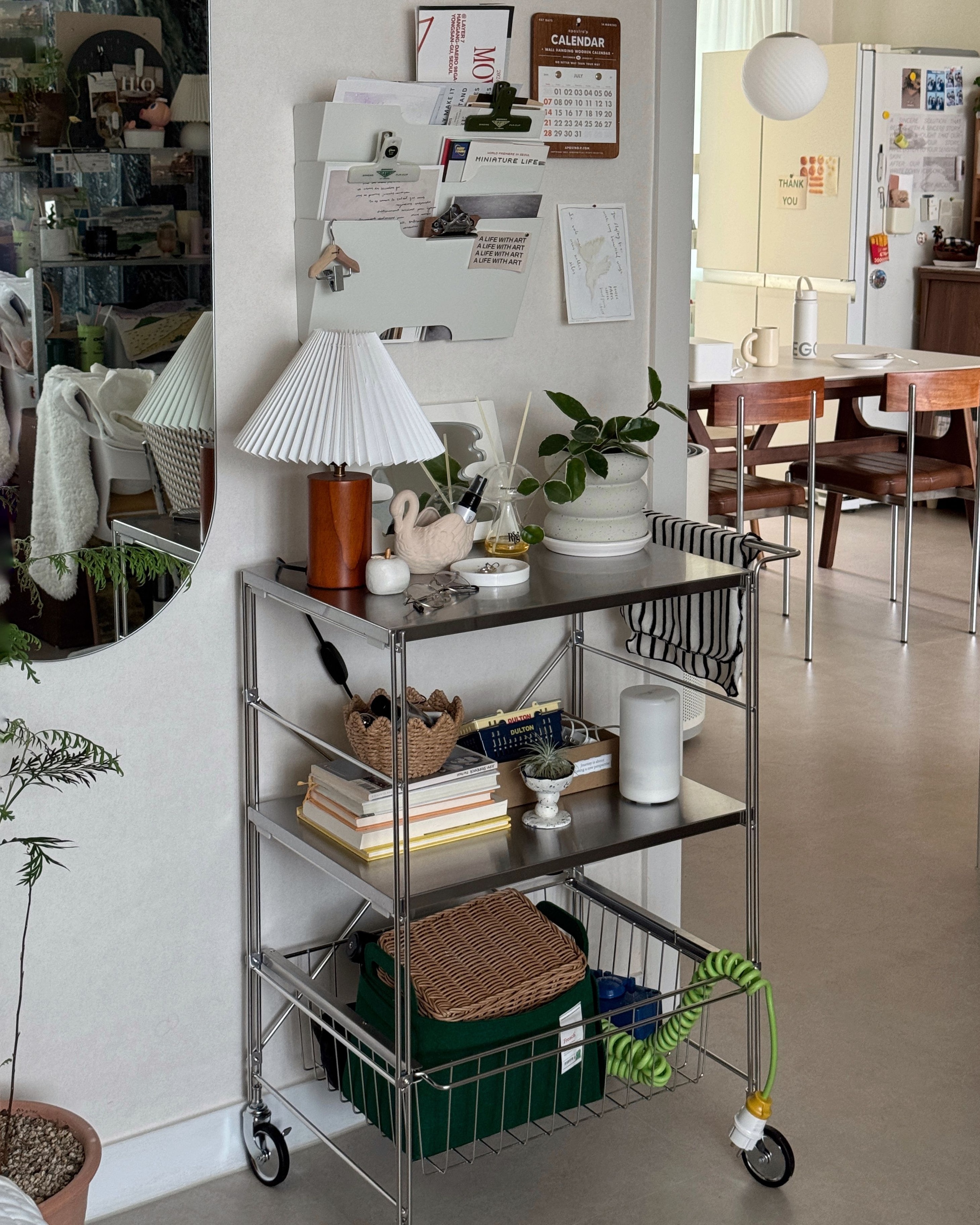Flat Stainless Steel 3-Tier Trolley Wagon user photo