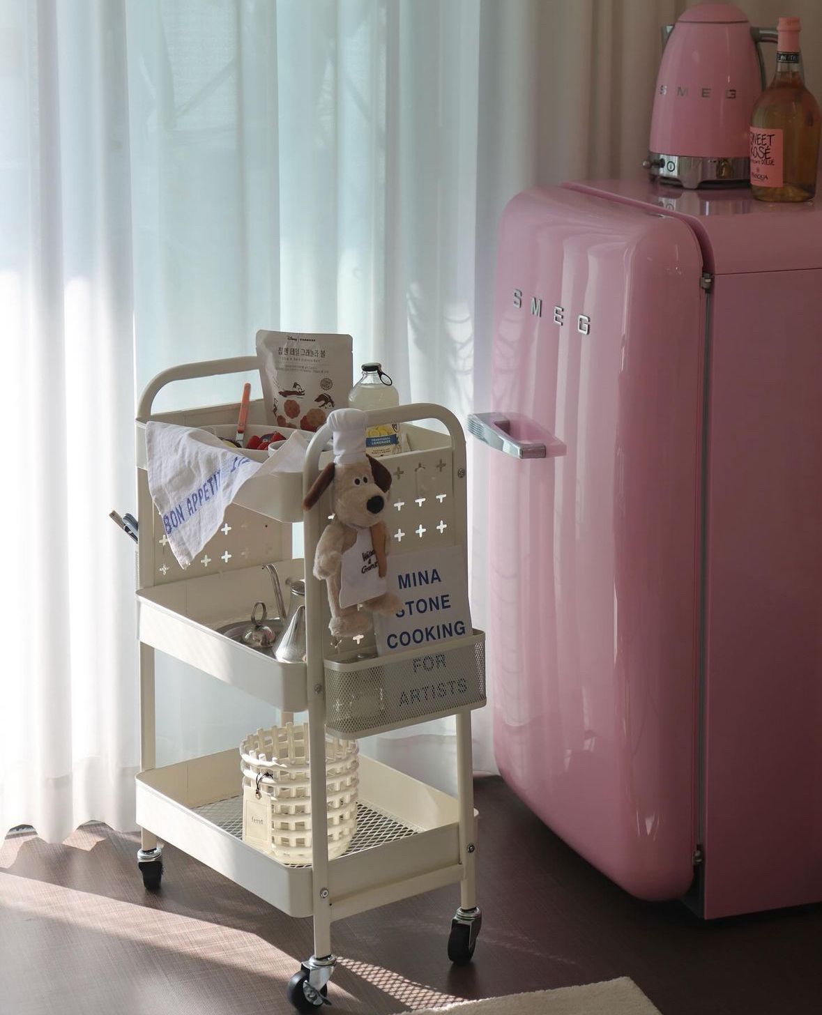 Kinsley Pegboard Utility Trolley Cart user photo