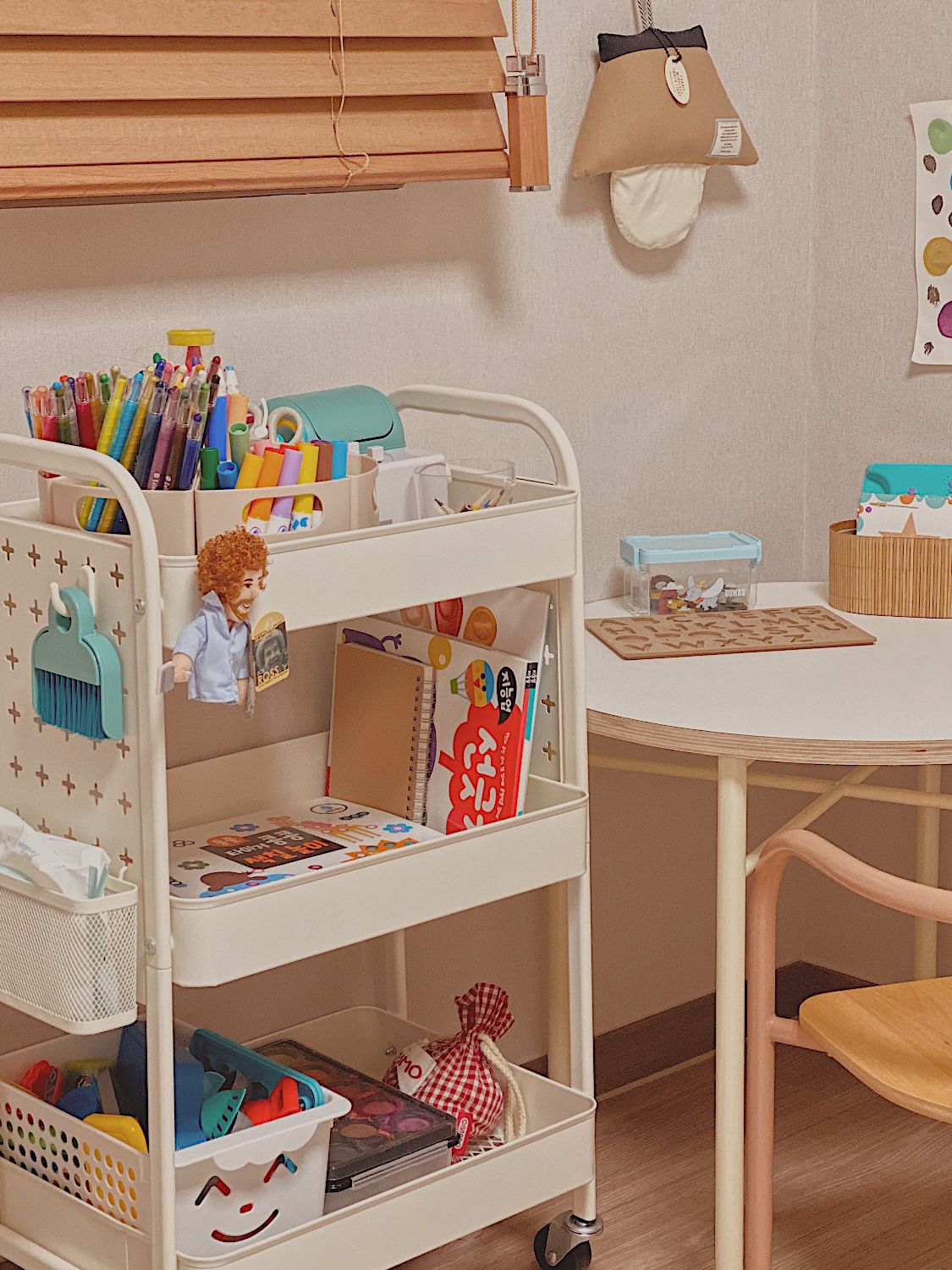 Kinsley Pegboard Utility Trolley Cart user photo