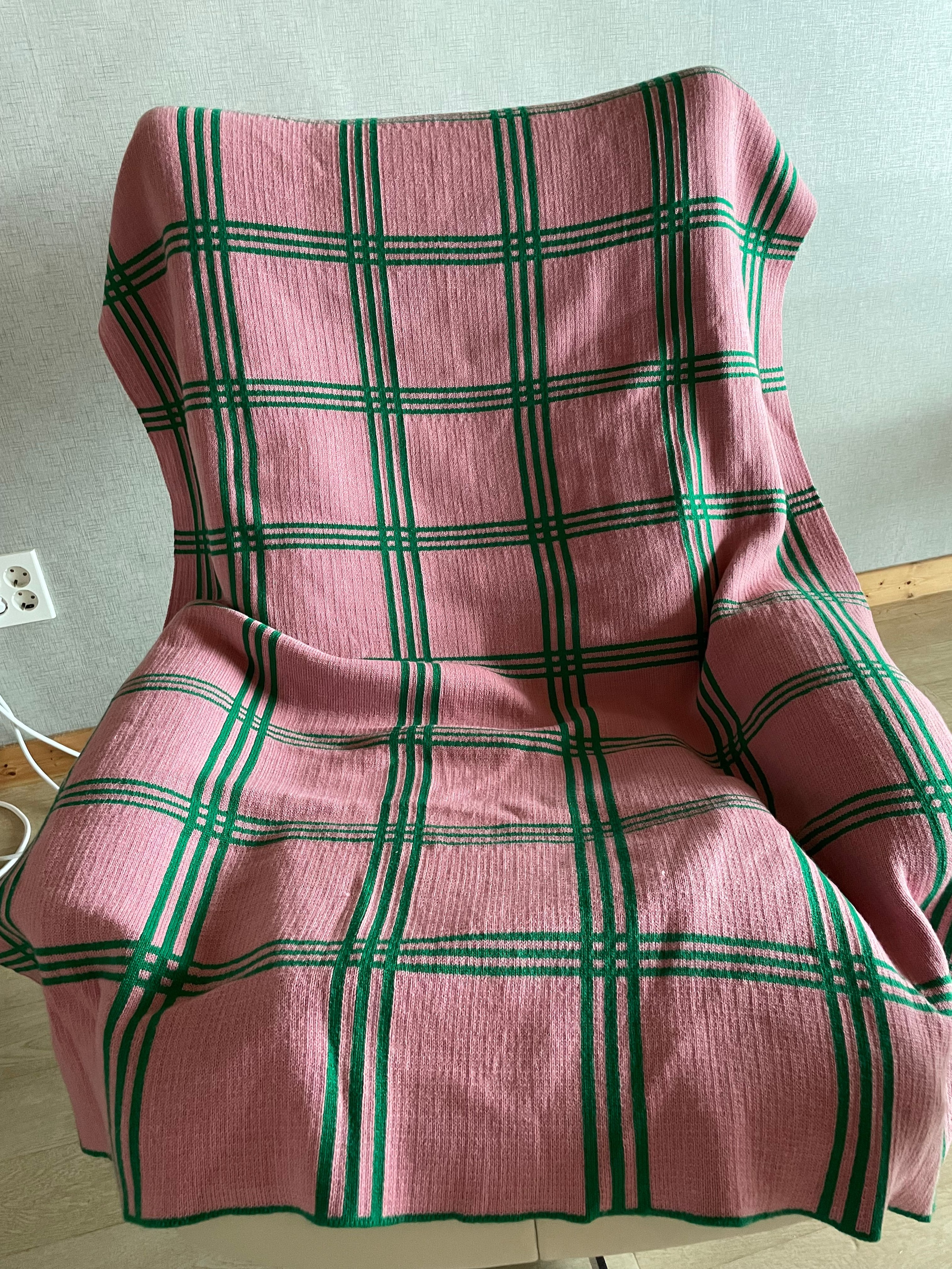 Verde Check Knit Blanket user photo