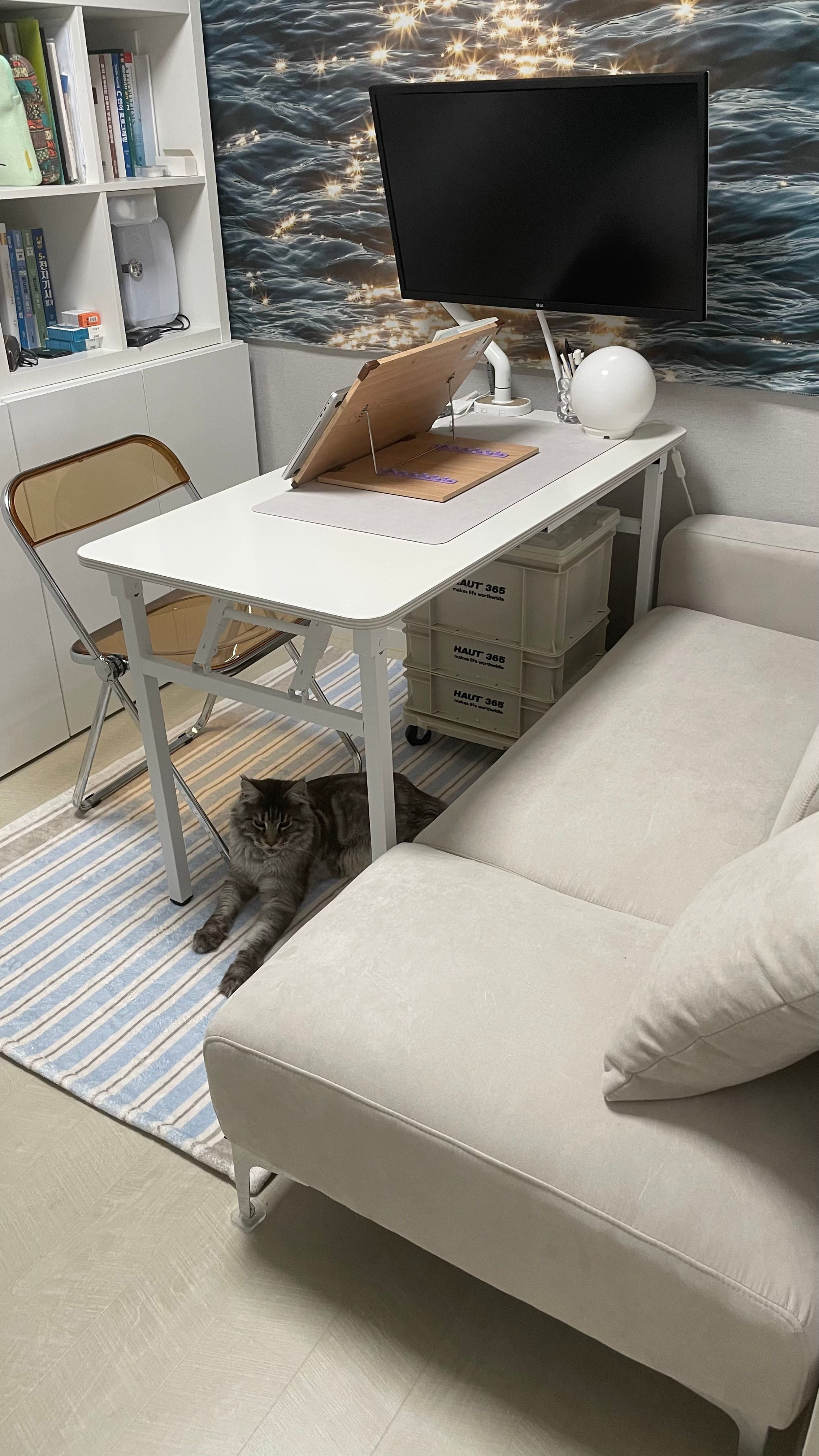 Blue Stripe Bedside Rug user photo