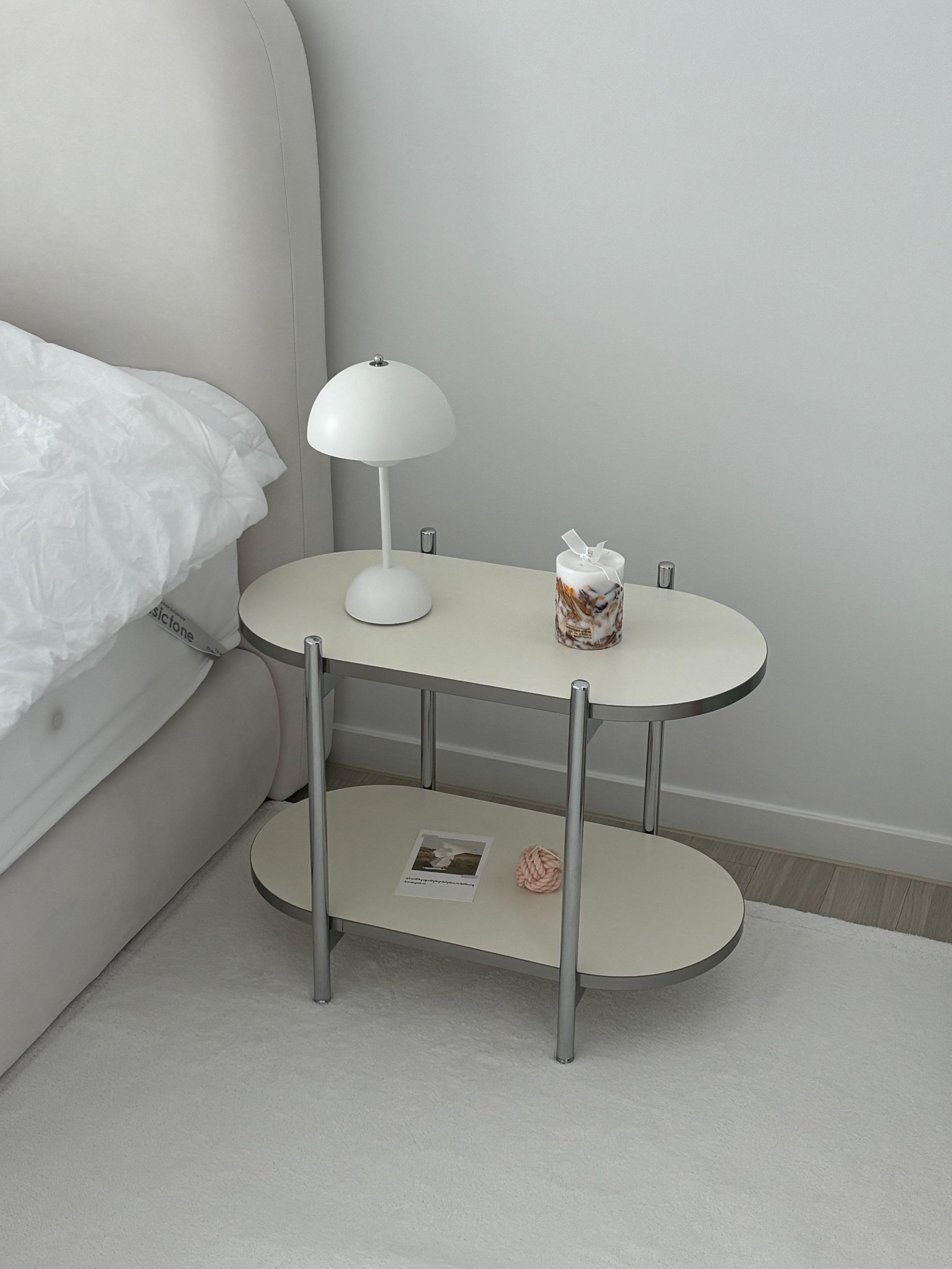 Mid-Century Round Two-Tier Side Table user photo