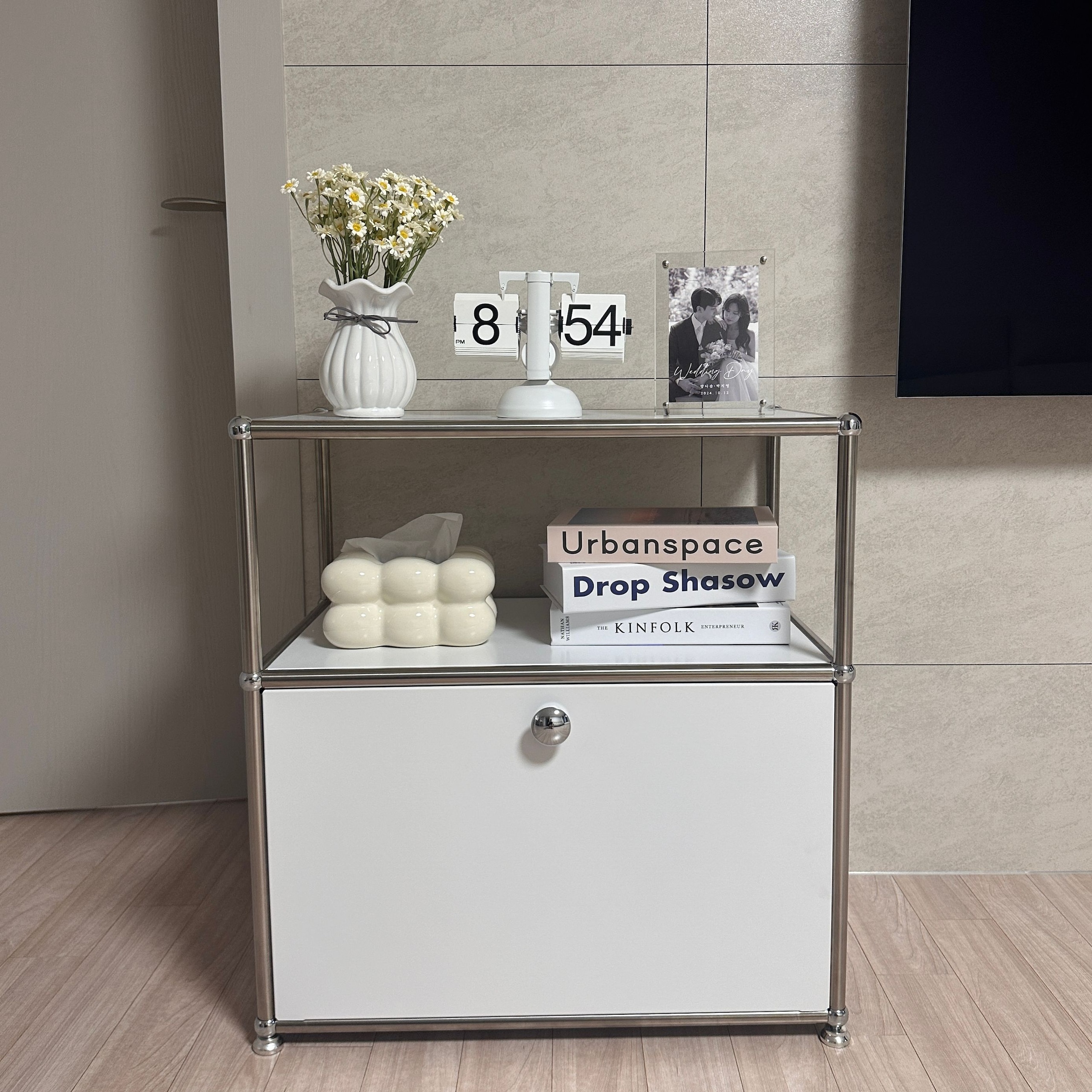 Short Pleated White Vase user photo