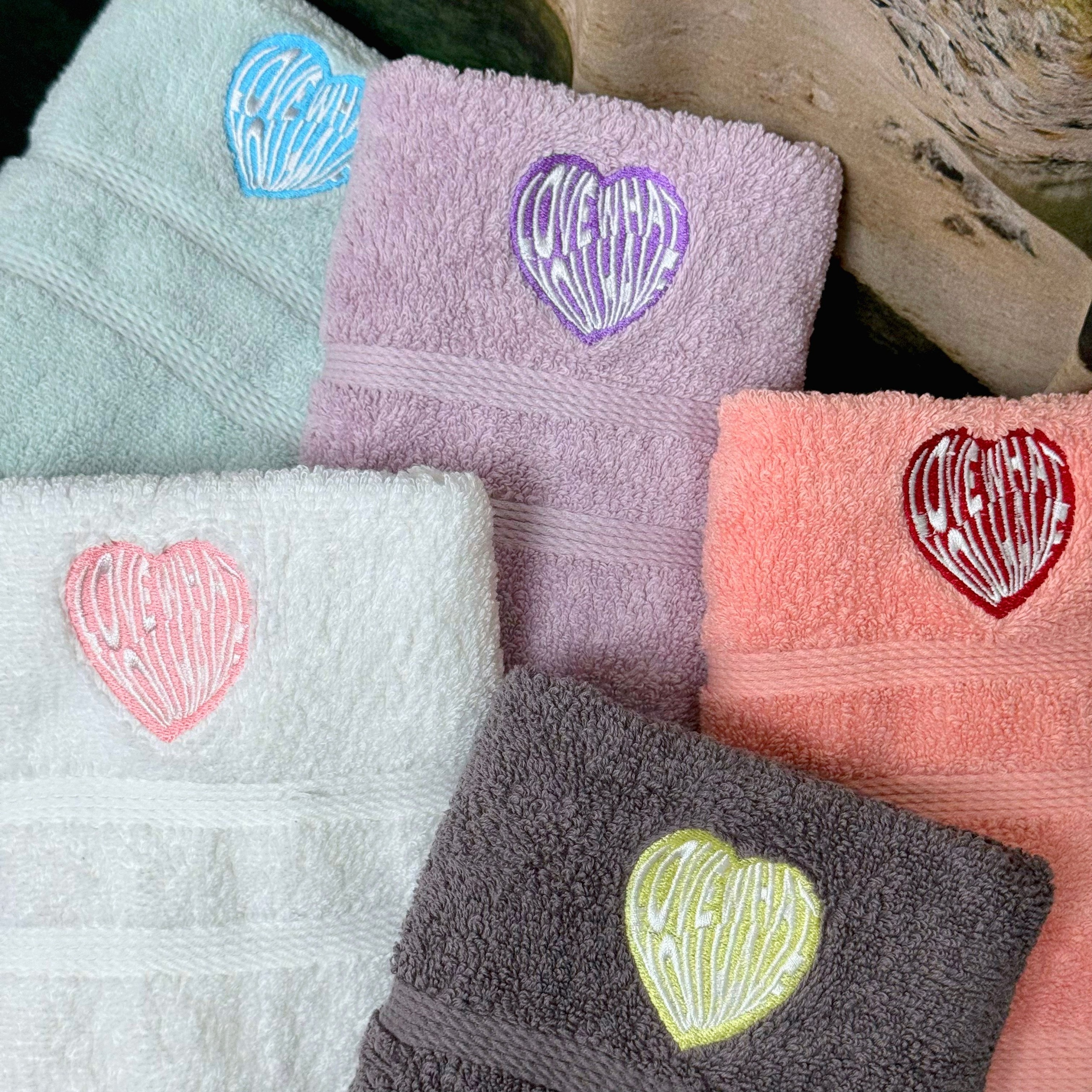 Heart Embroidery Kitsch Towel Set (10-Pack) user photo