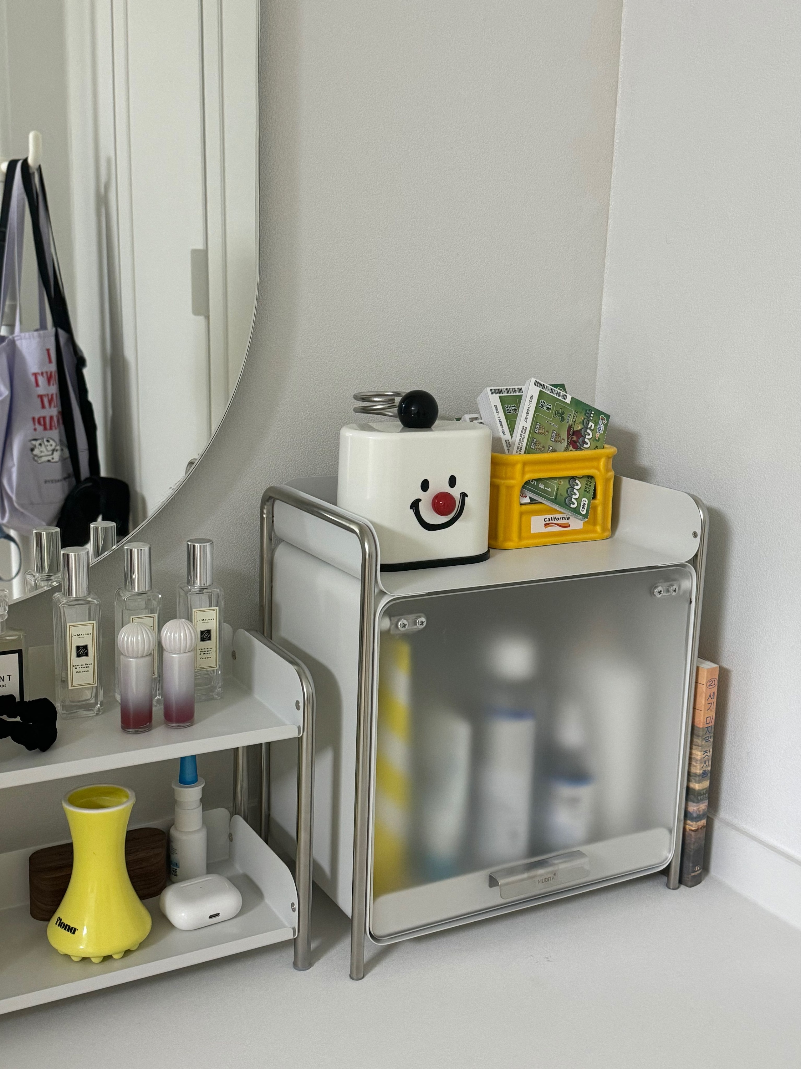 White Sliding Door Metal Storage Cabinet user photo