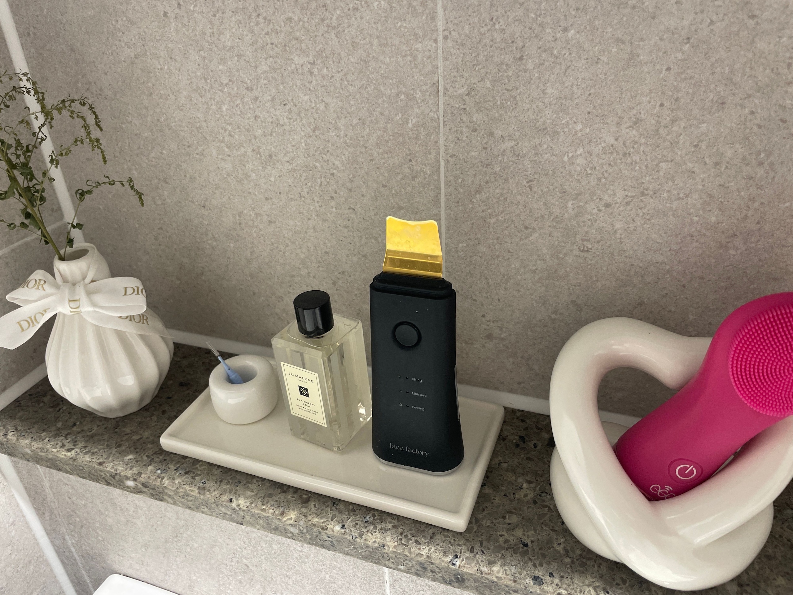 Sweetheart Ceramic Toothbrush Tray & Holder Set user photo