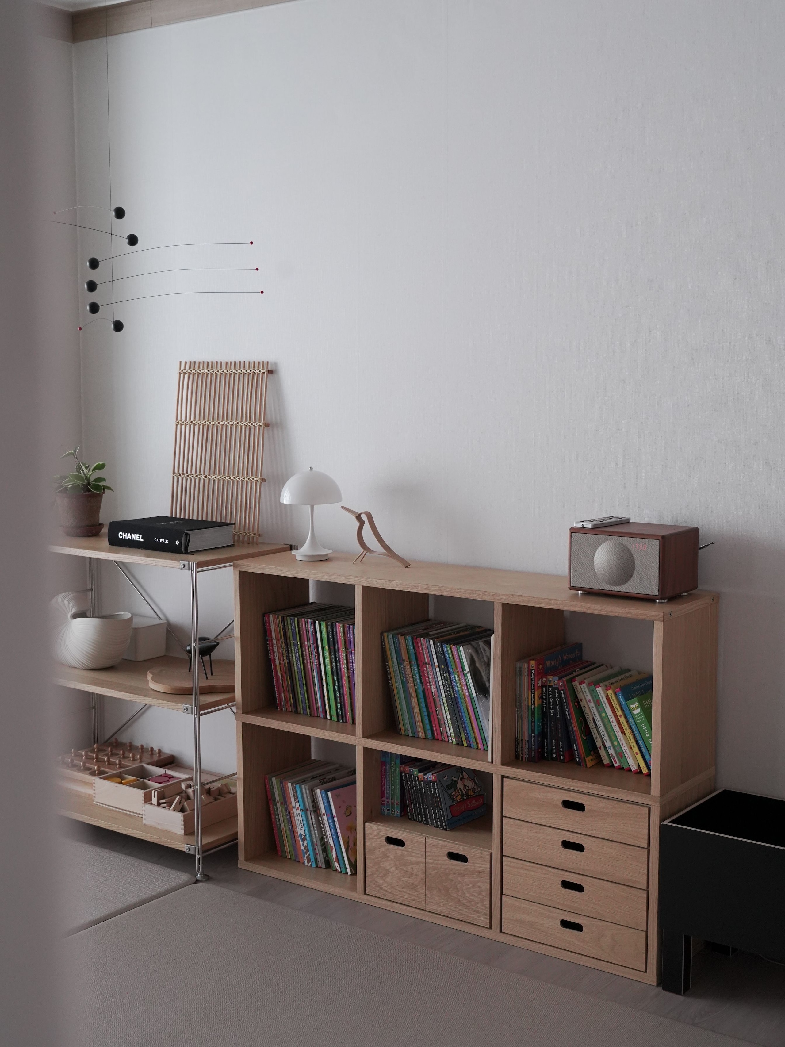 無印良品 スタッキングシェルフセット・3段×2列・オーク材 | 棚