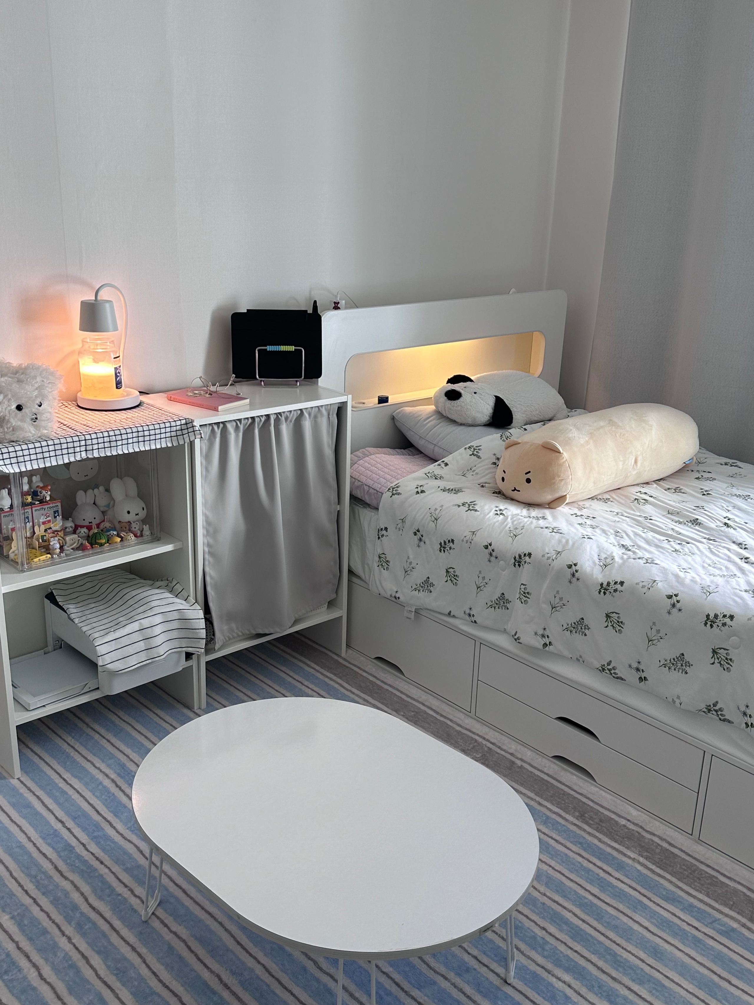 Blue Stripe Bedside Rug user photo