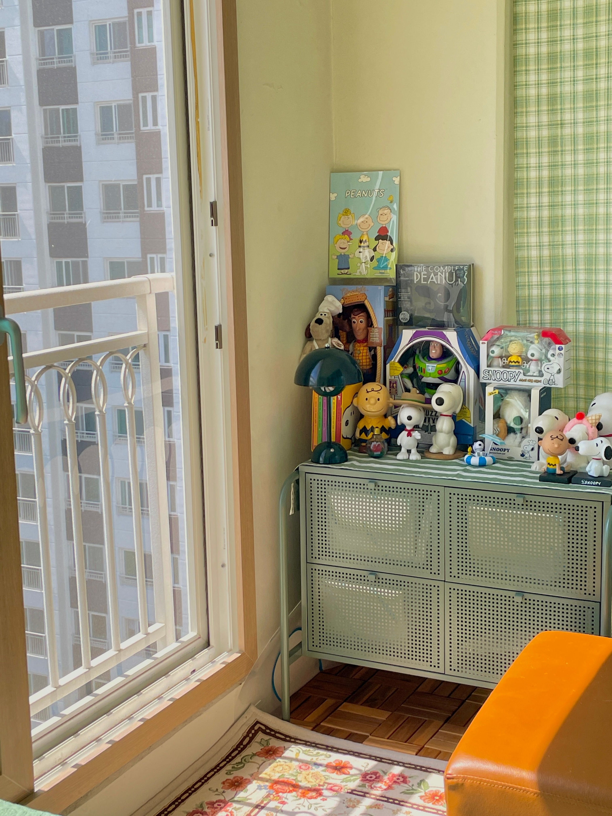Vintage Check Door Curtain user photo