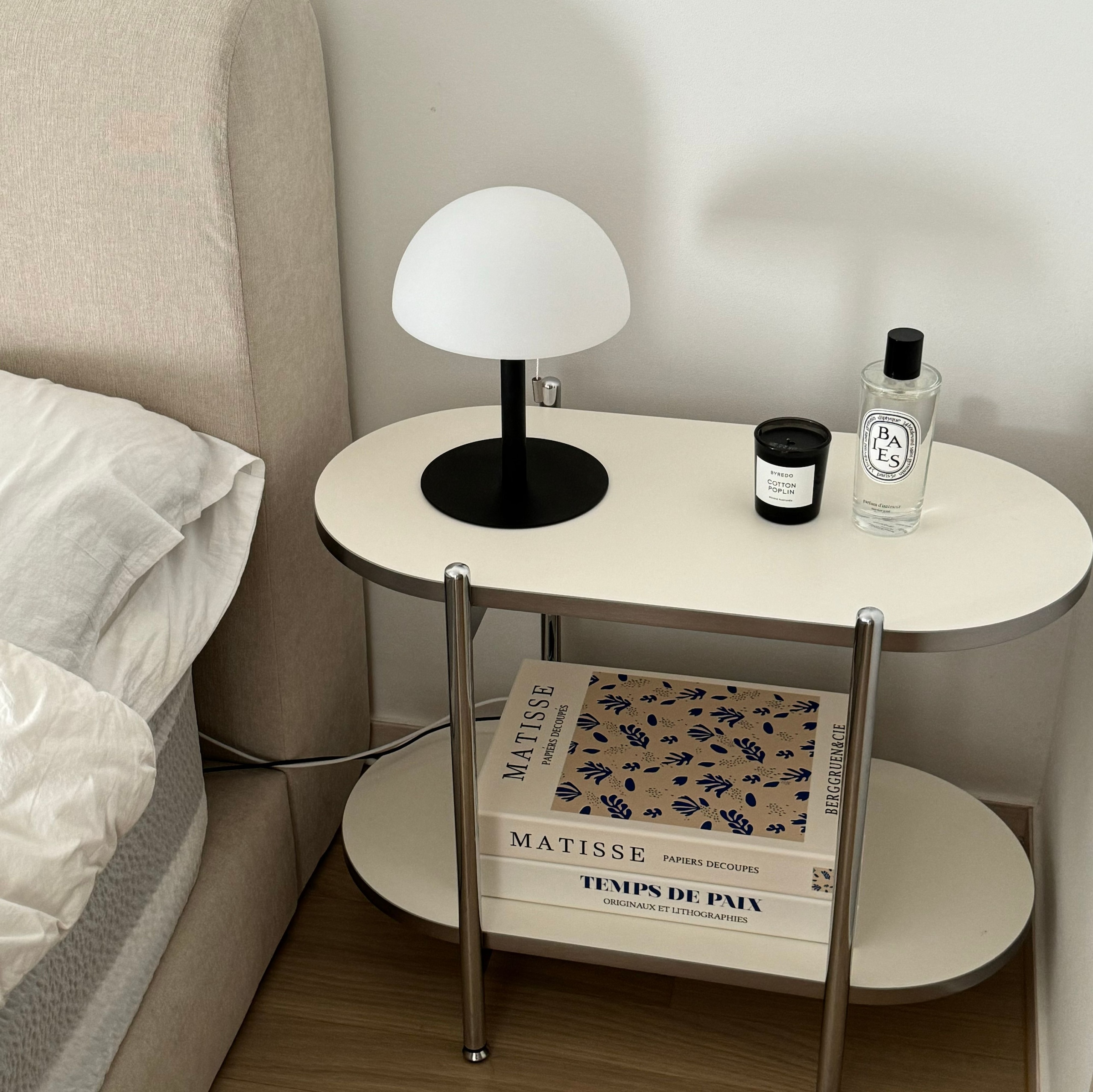 Mid-Century Round Two-Tier Side Table user photo
