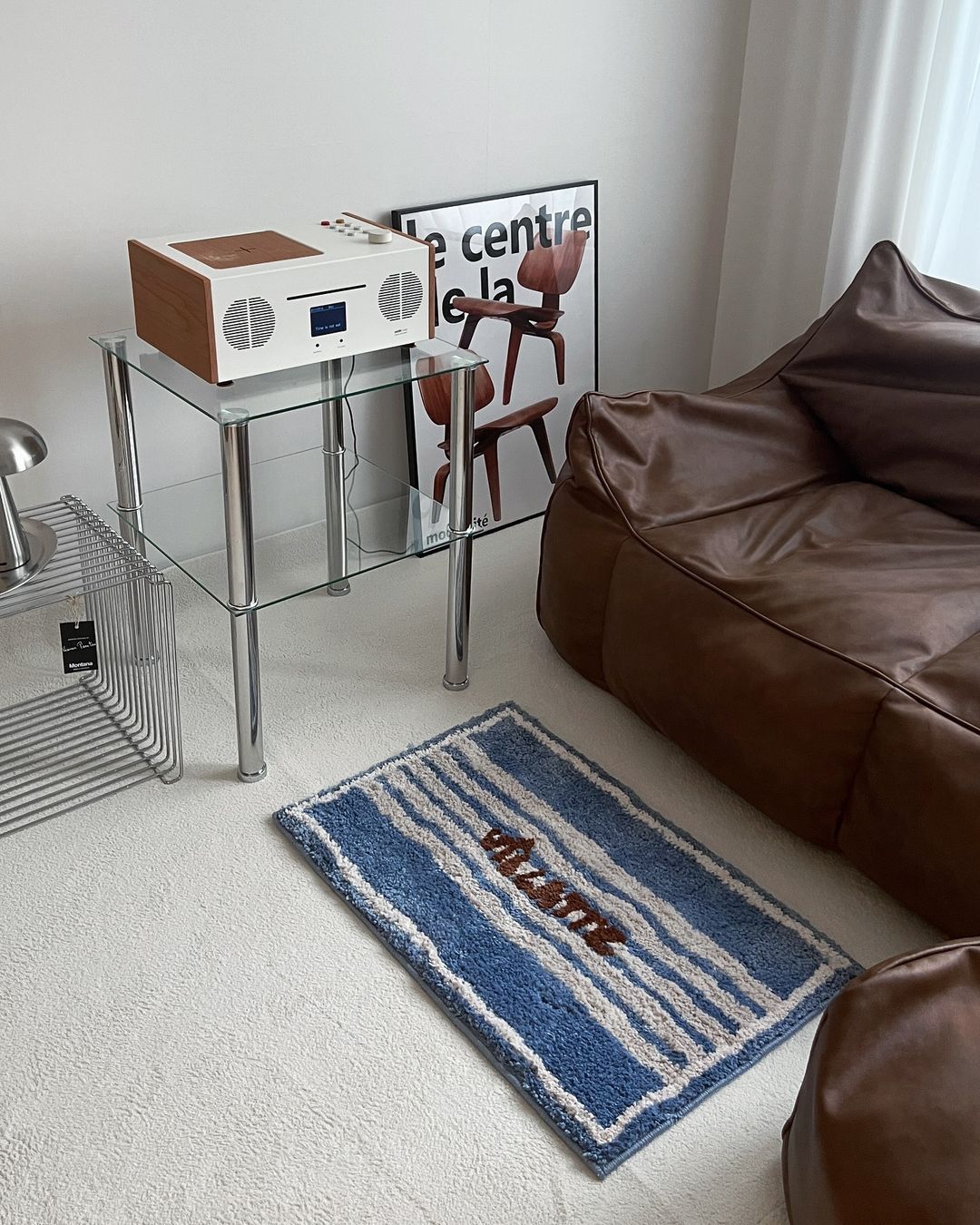 Flasier TOM ビーズクッション 2人掛けソファ［3色］ ベージュ