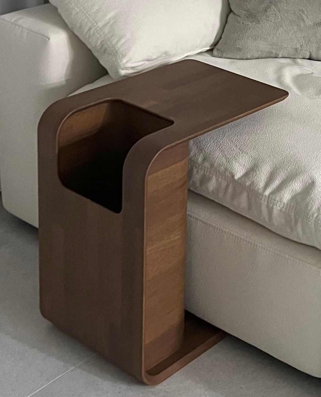 Multi-Use Curved Side Table user photo