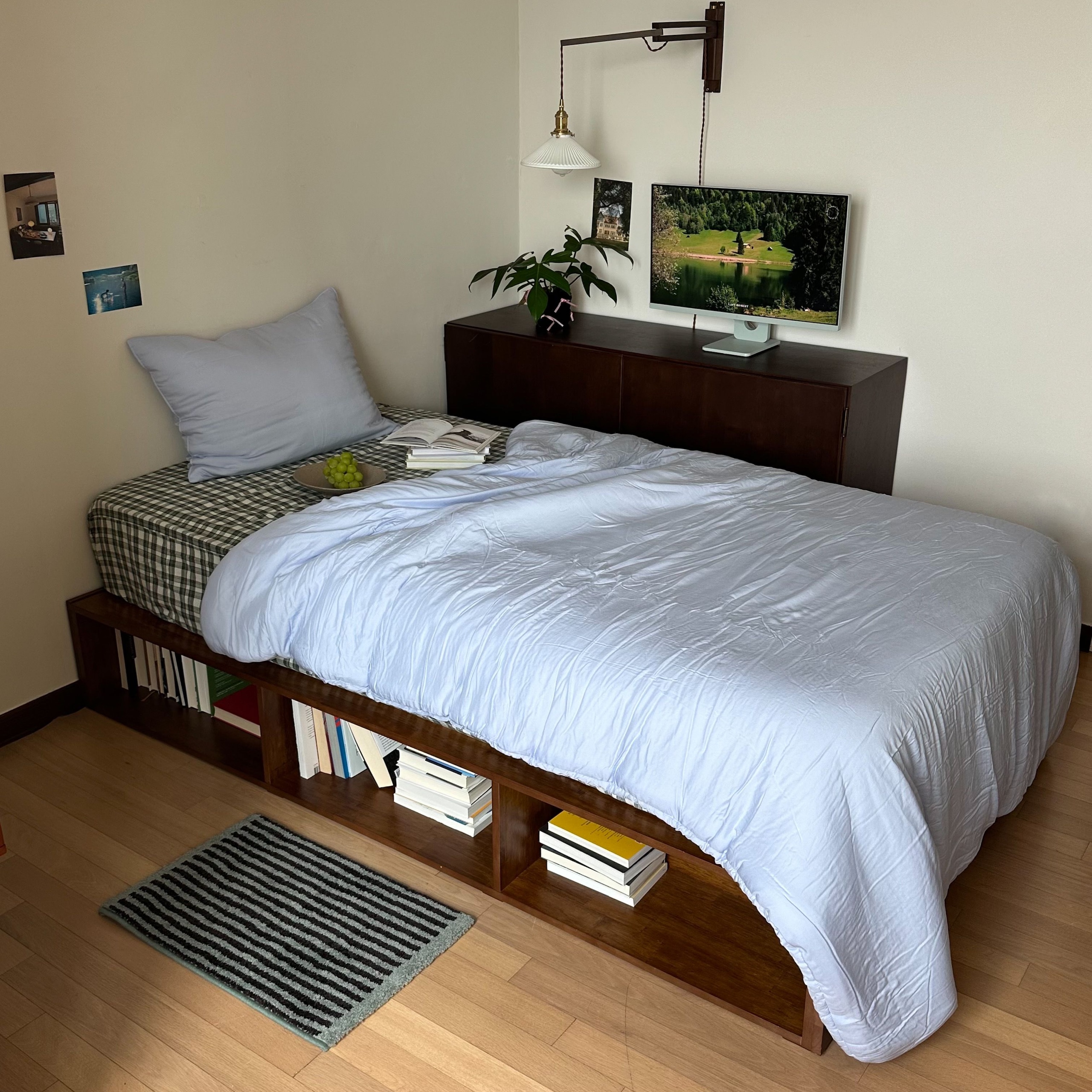 Vintage Check Cotton Mattress Fitted Sheet user photo