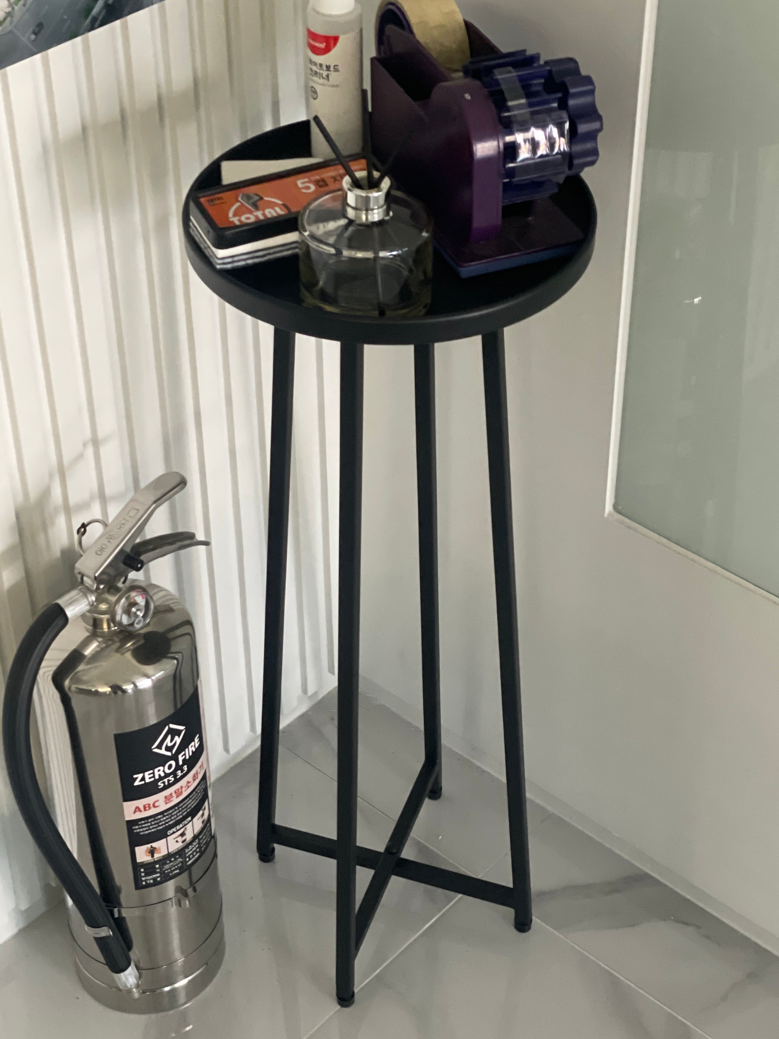 Slim Tall Metal Accent Table user photo
