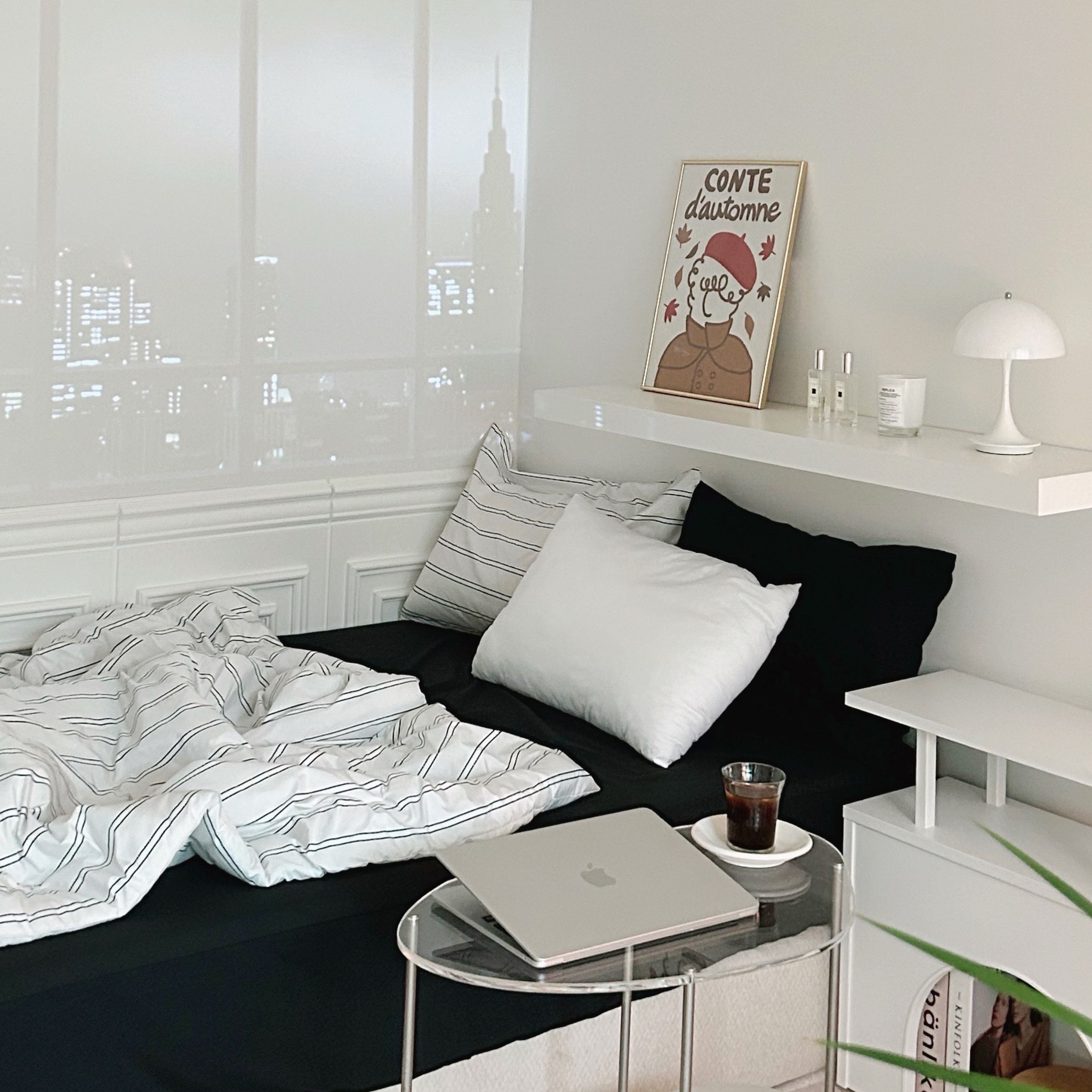 Self-Warming Stripe Comforter Set user photo