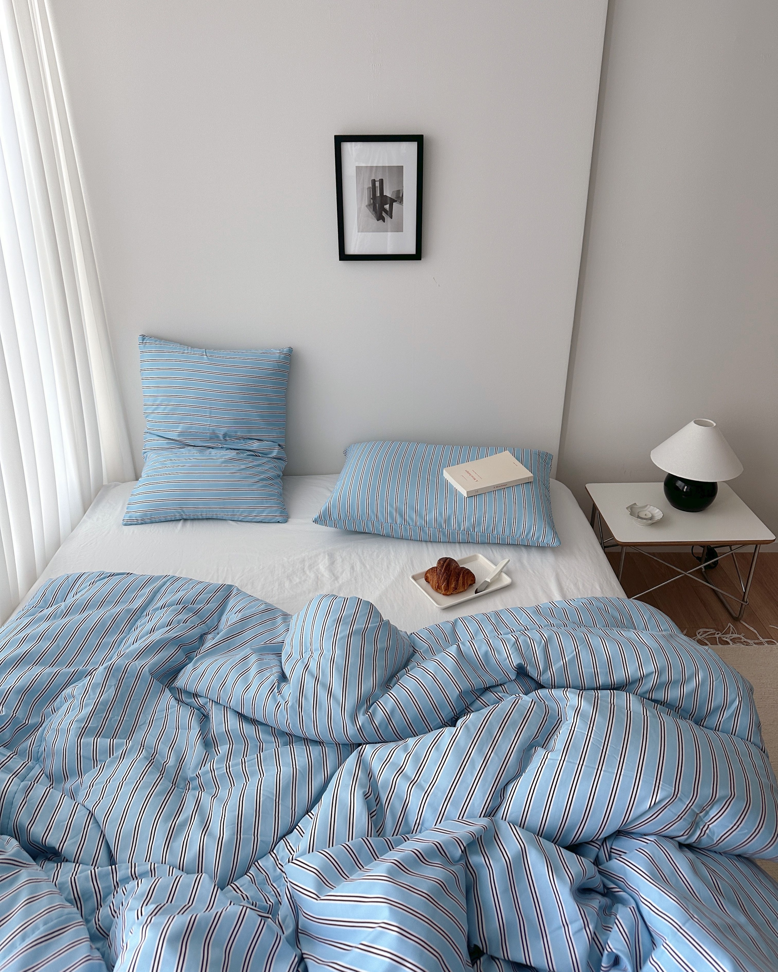Soft Stripe Comforter & Pillow Set (Eco Corn Fill) user photo