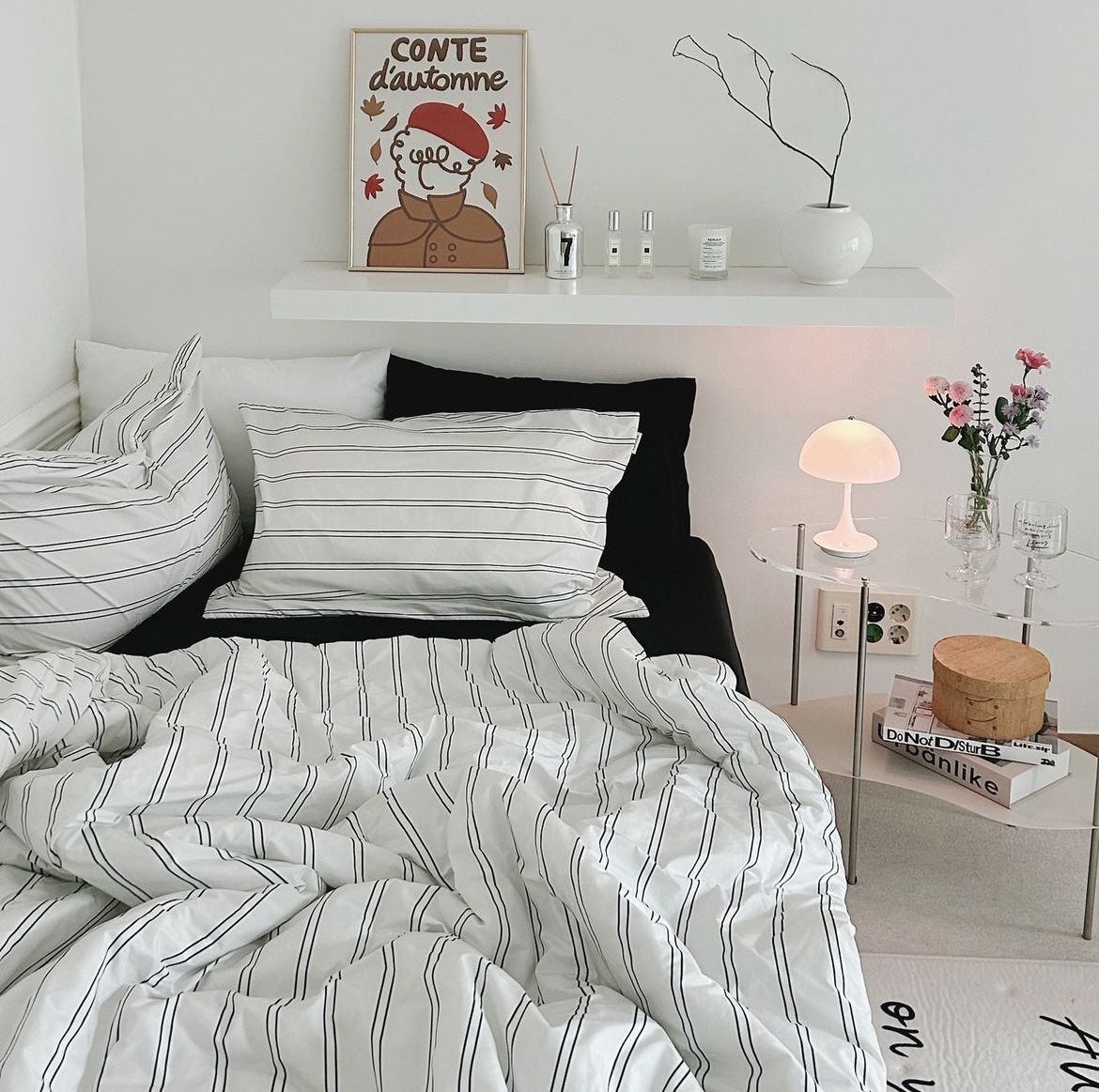 Self-Warming Stripe Comforter Set user photo