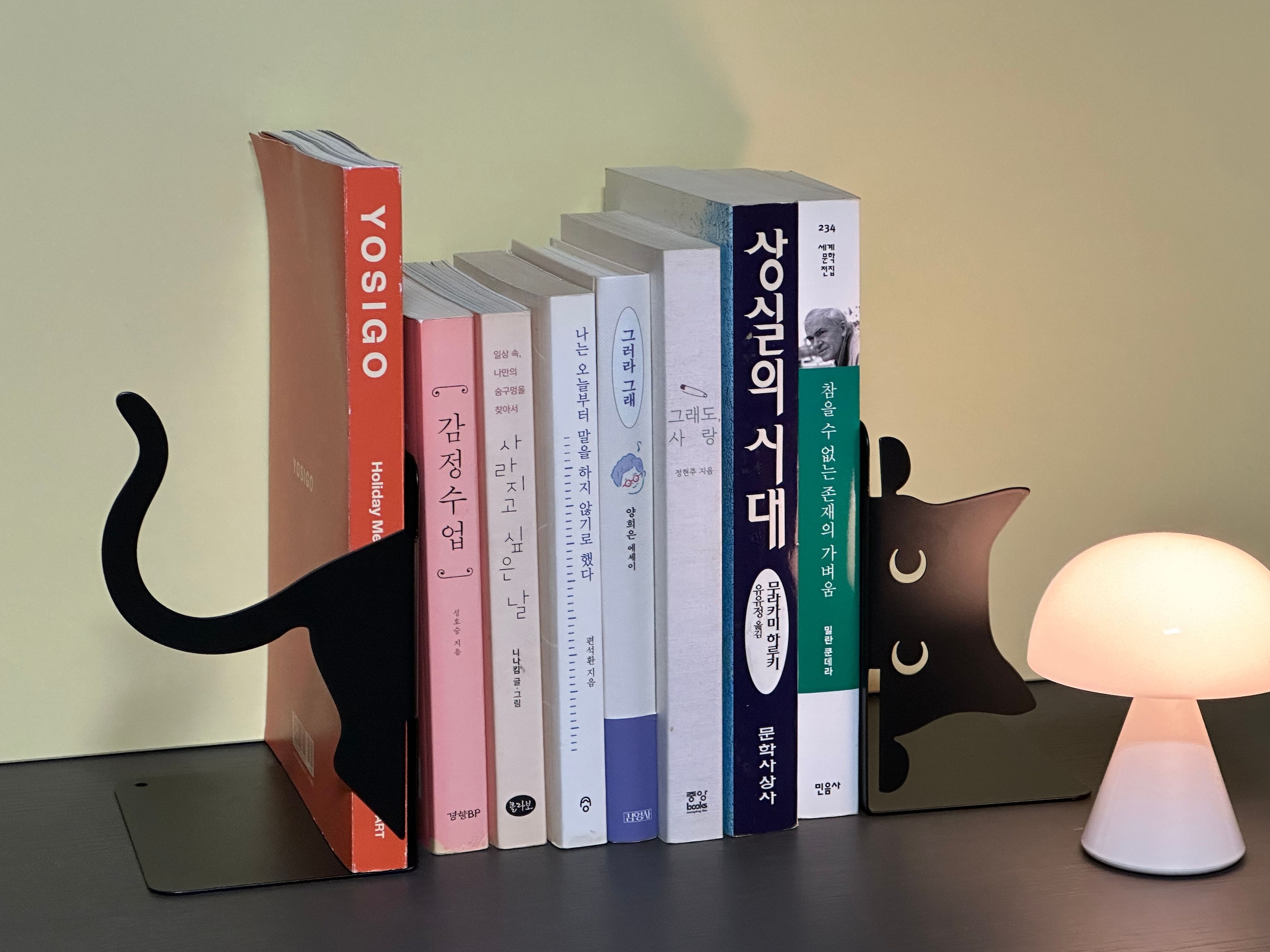 Peeking Black Cat Bookend user photo