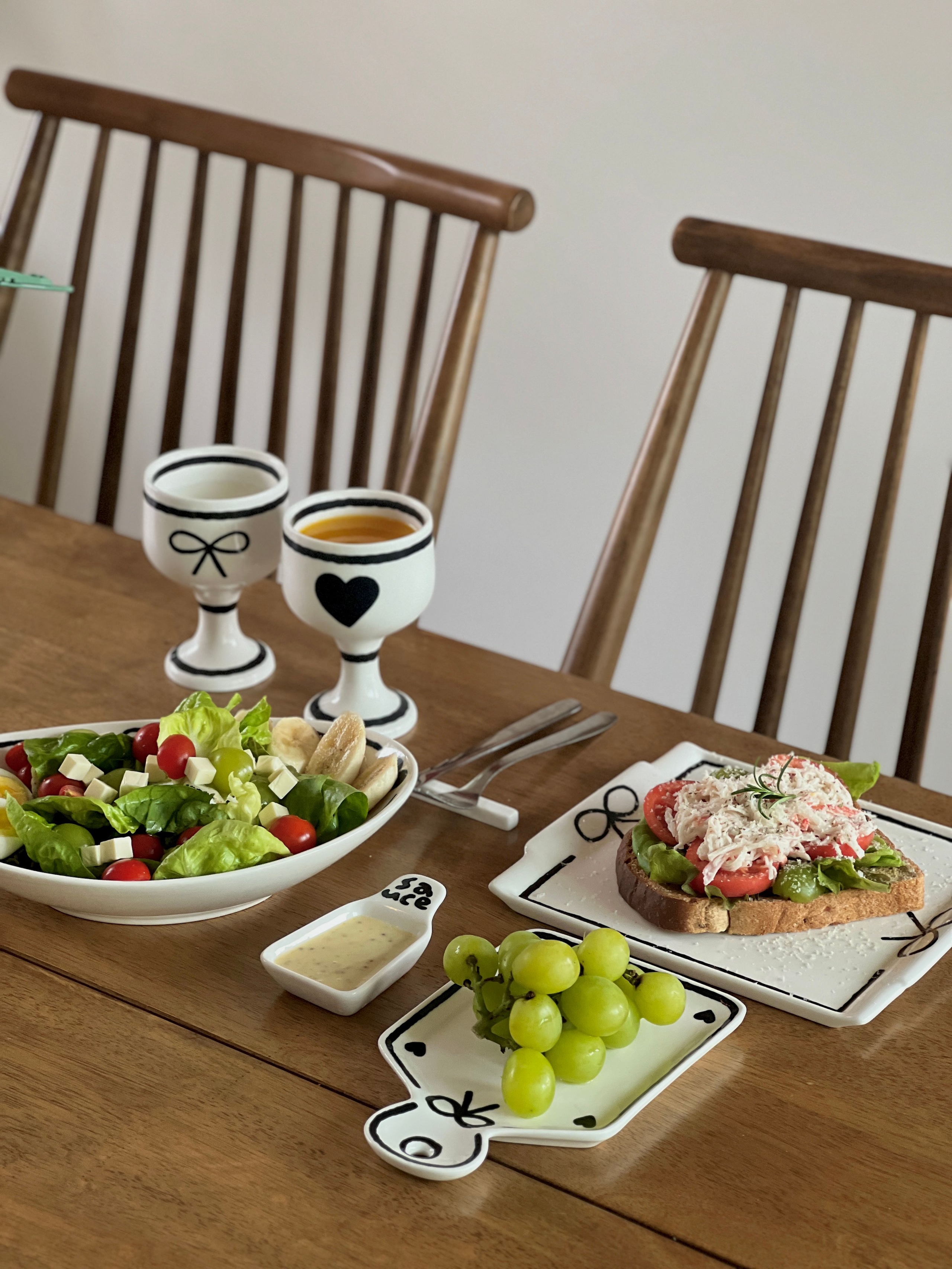 Ribbon & Heart Salad Bowl user photo