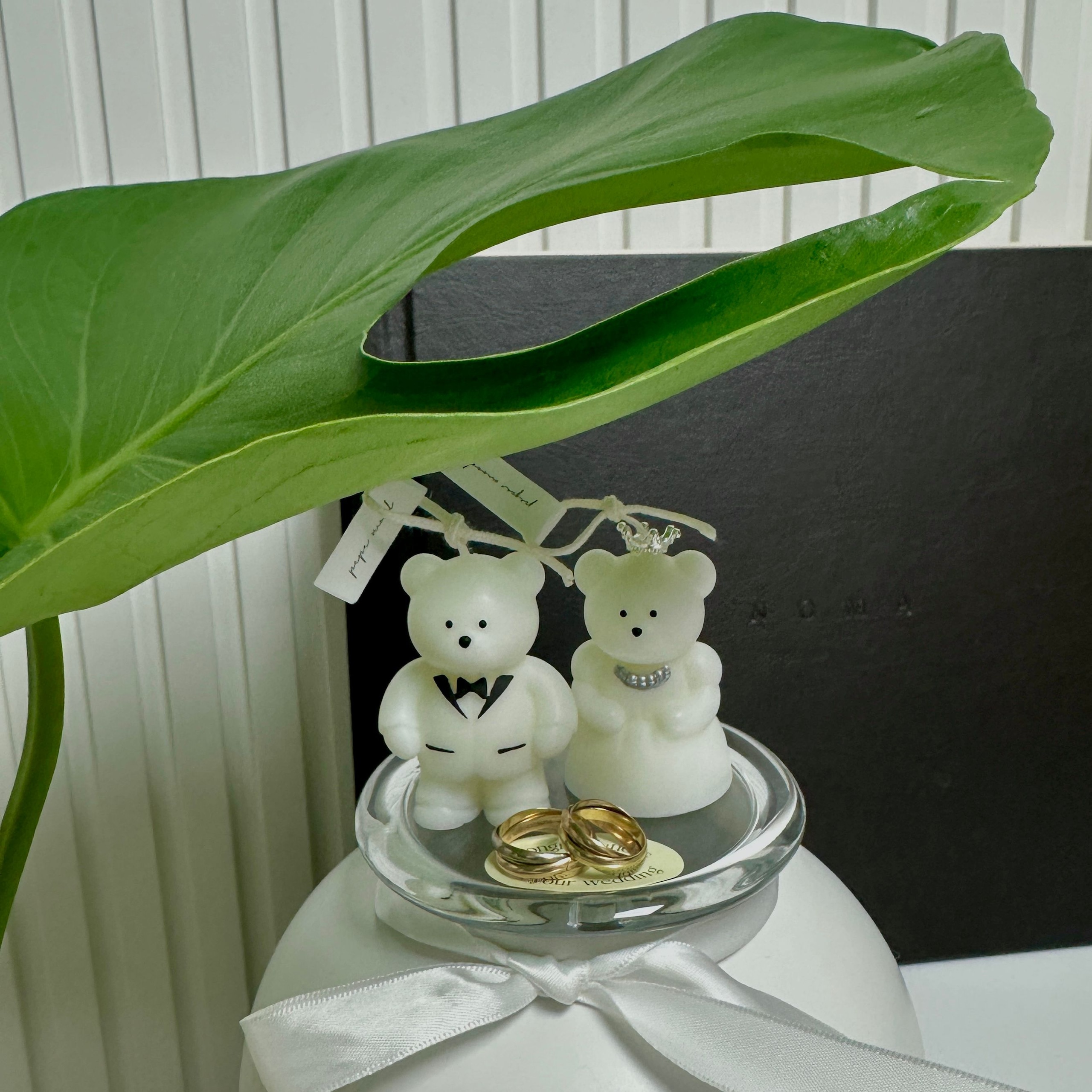 Mini Wedding Bear Candle Set user photo