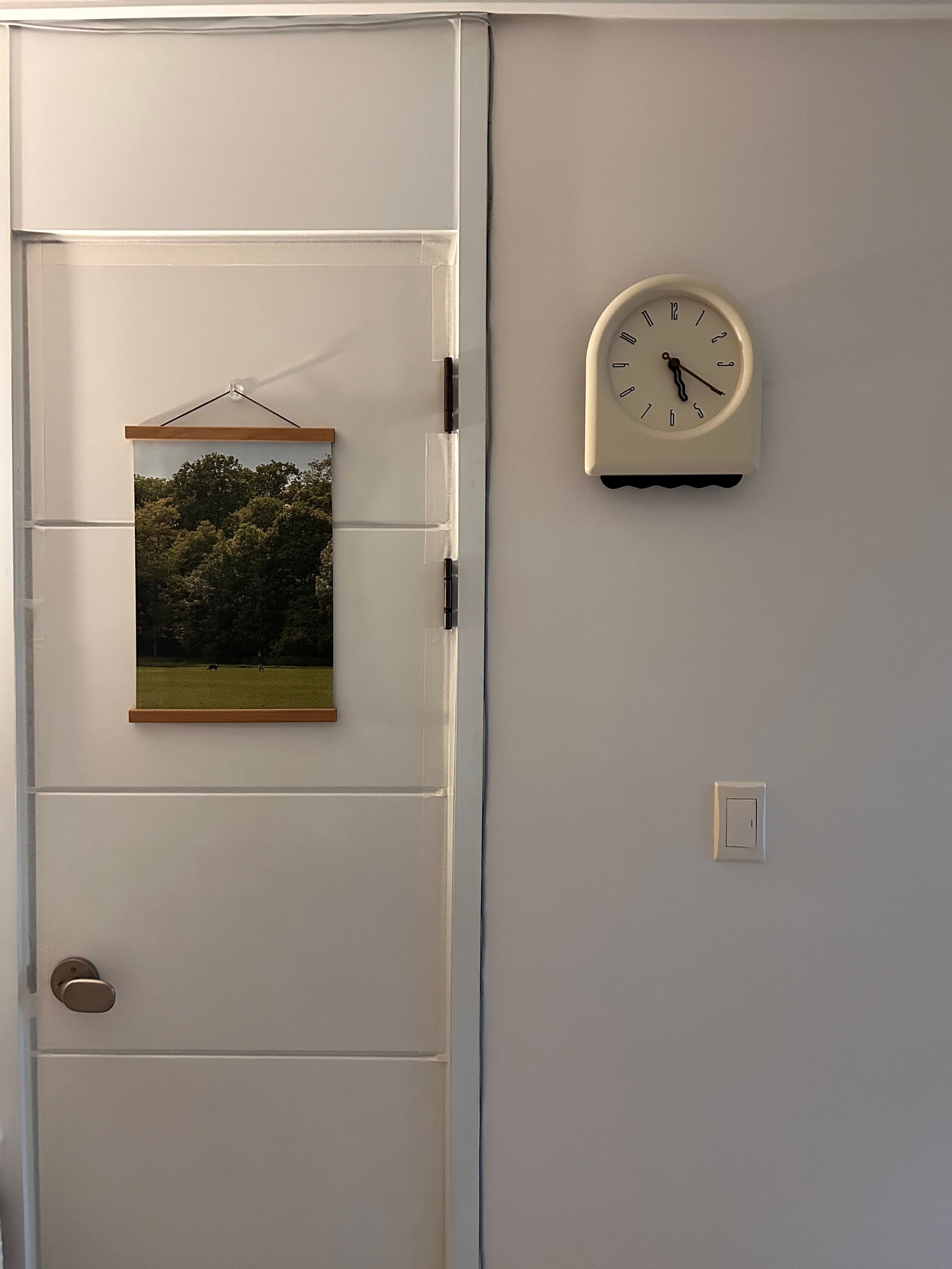 On My Mood Cream Pendulum Wall Clock user photo
