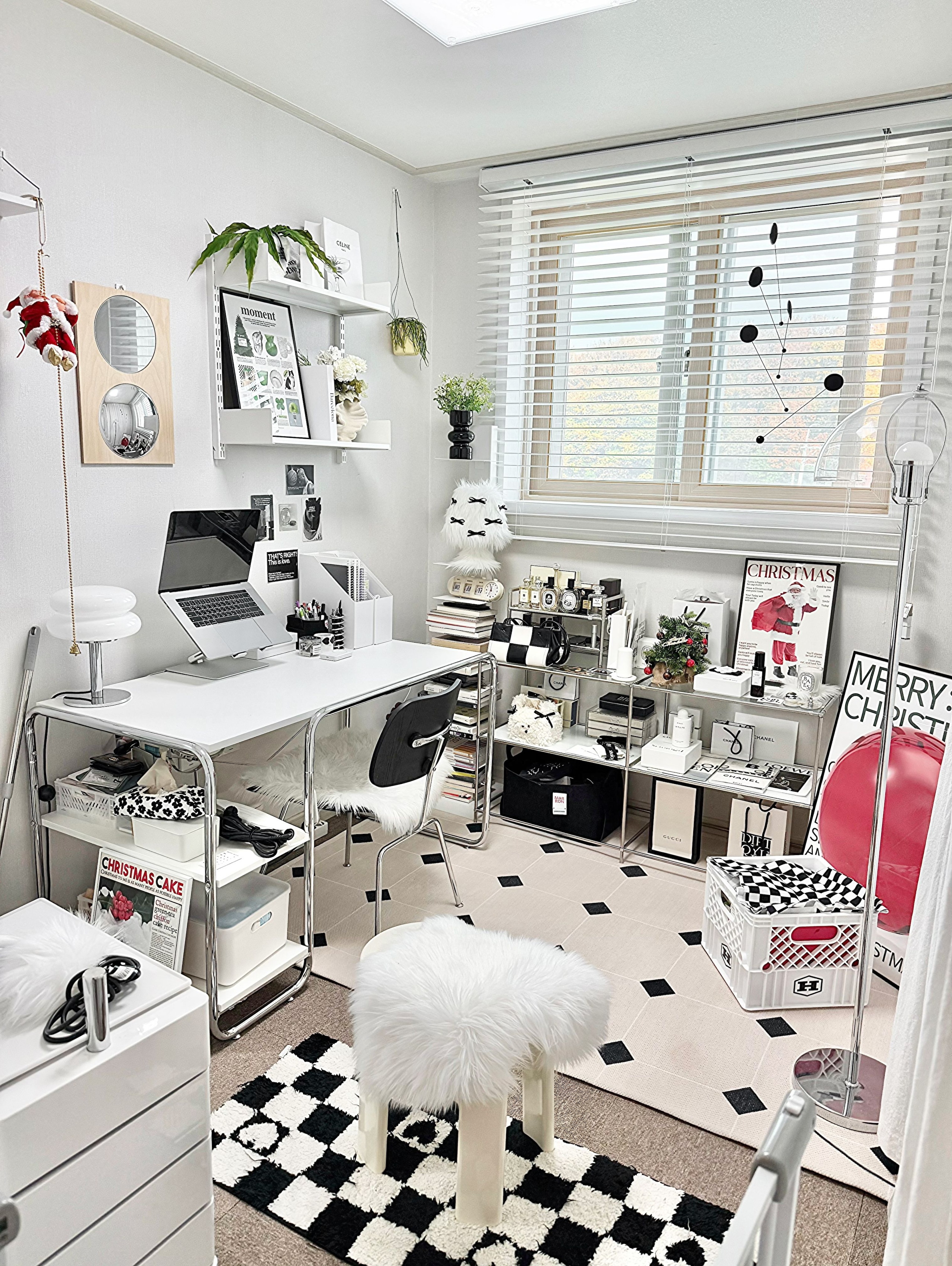 LIVING HIP SOCIAL ミッドセンチュリーモダン デスク A 120㎝［2色