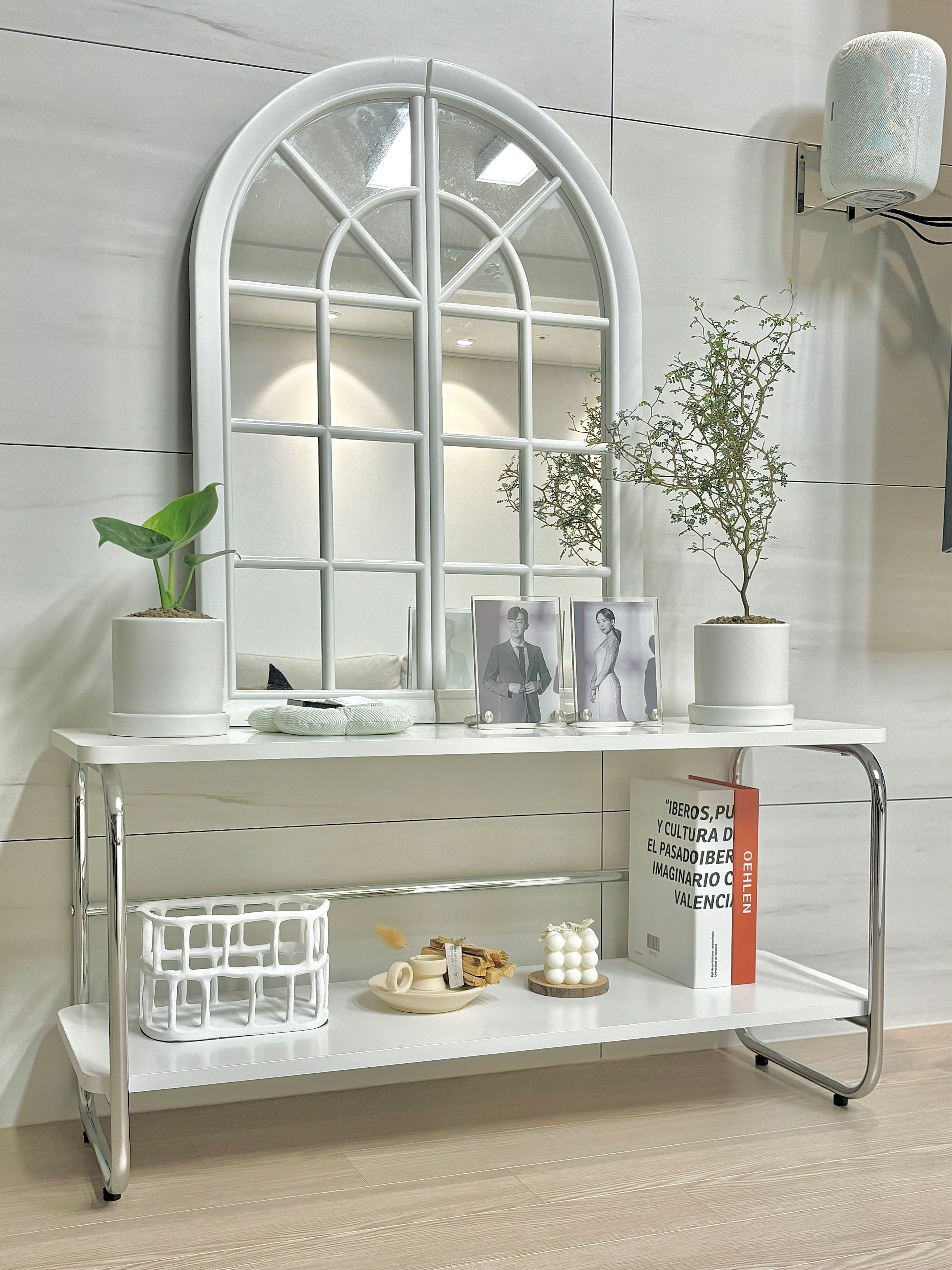 Mid-Century Wood & Chrome Shelf user photo