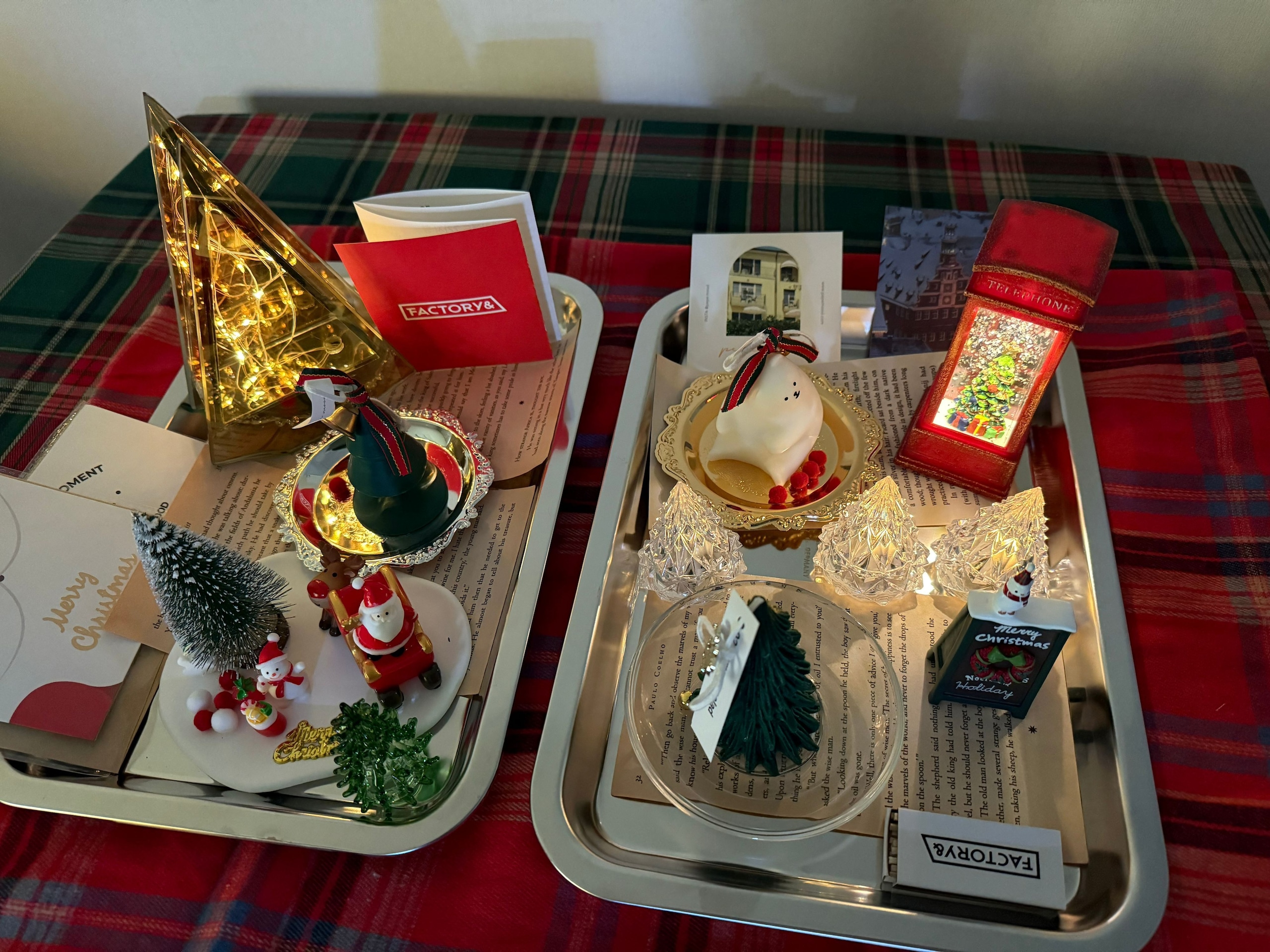 Christmas Bear & Tree Candle Set user photo