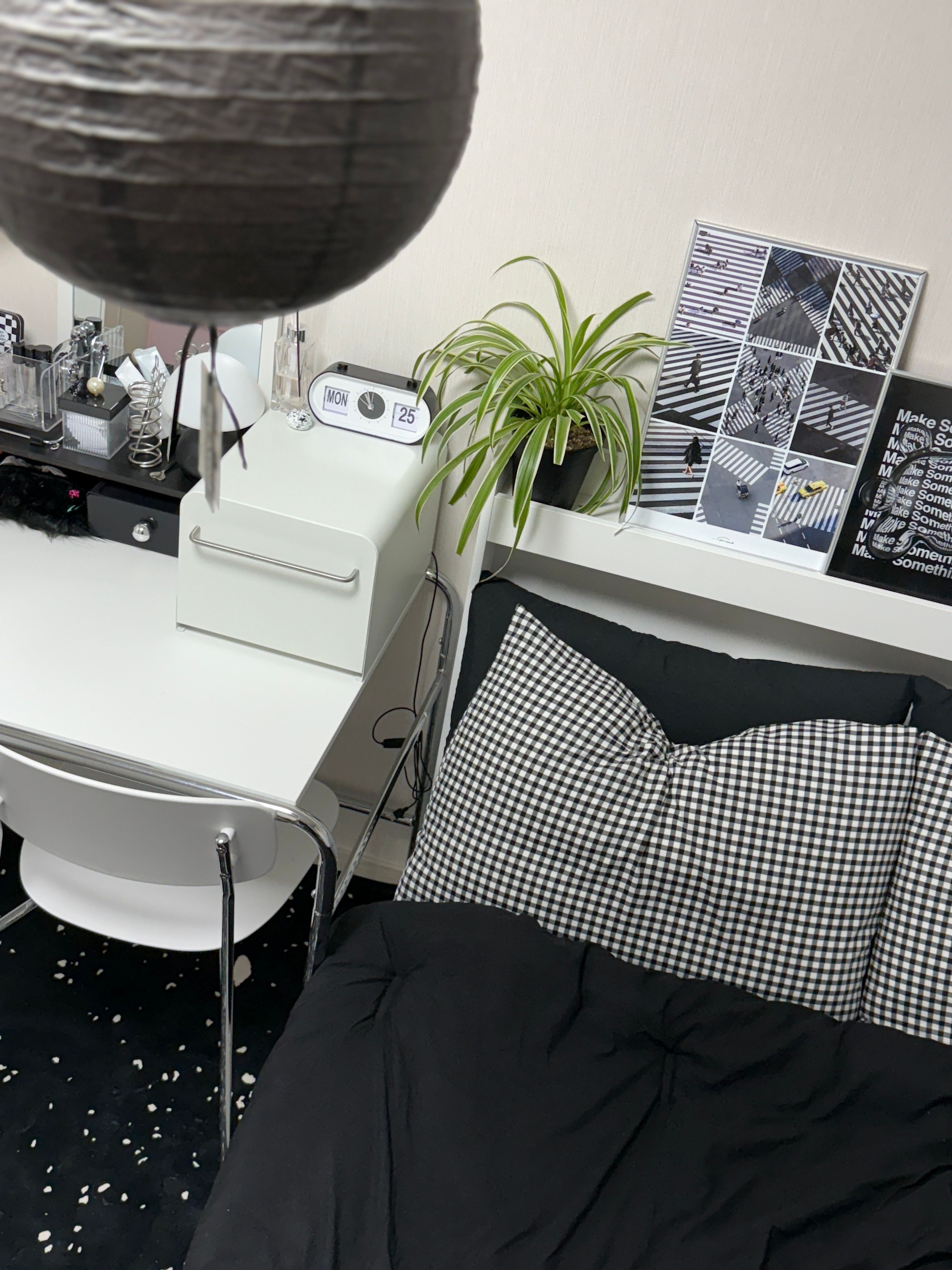 Black Terrazzo Microfiber Rug user photo