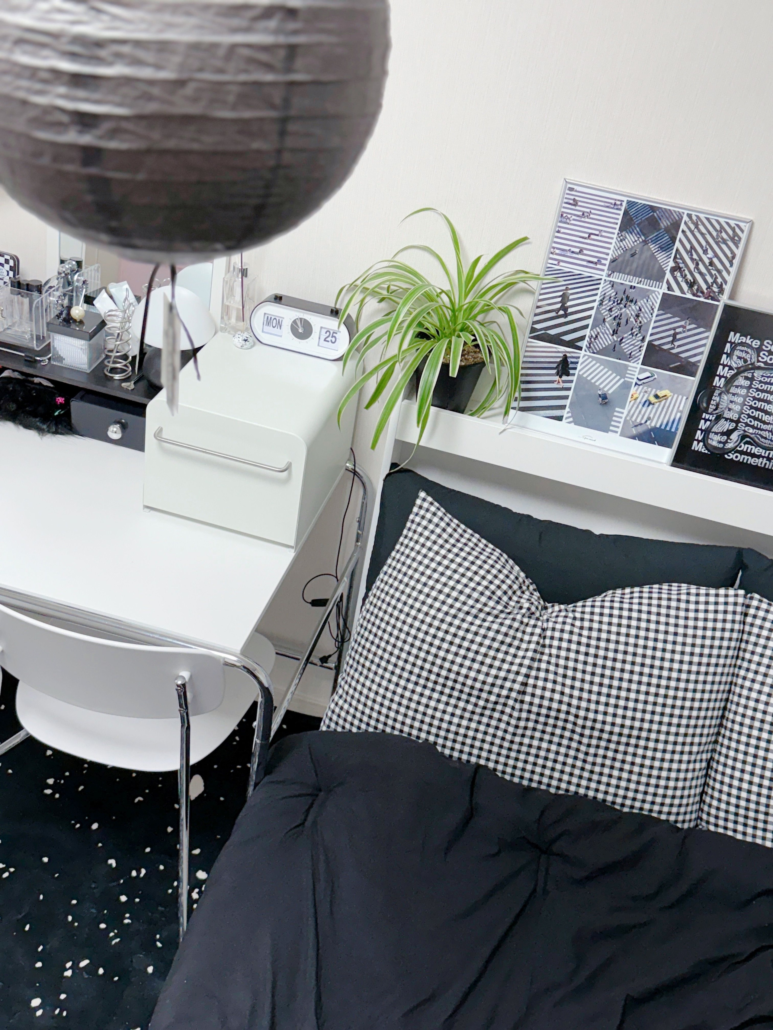 Black Terrazzo Microfiber Rug user photo