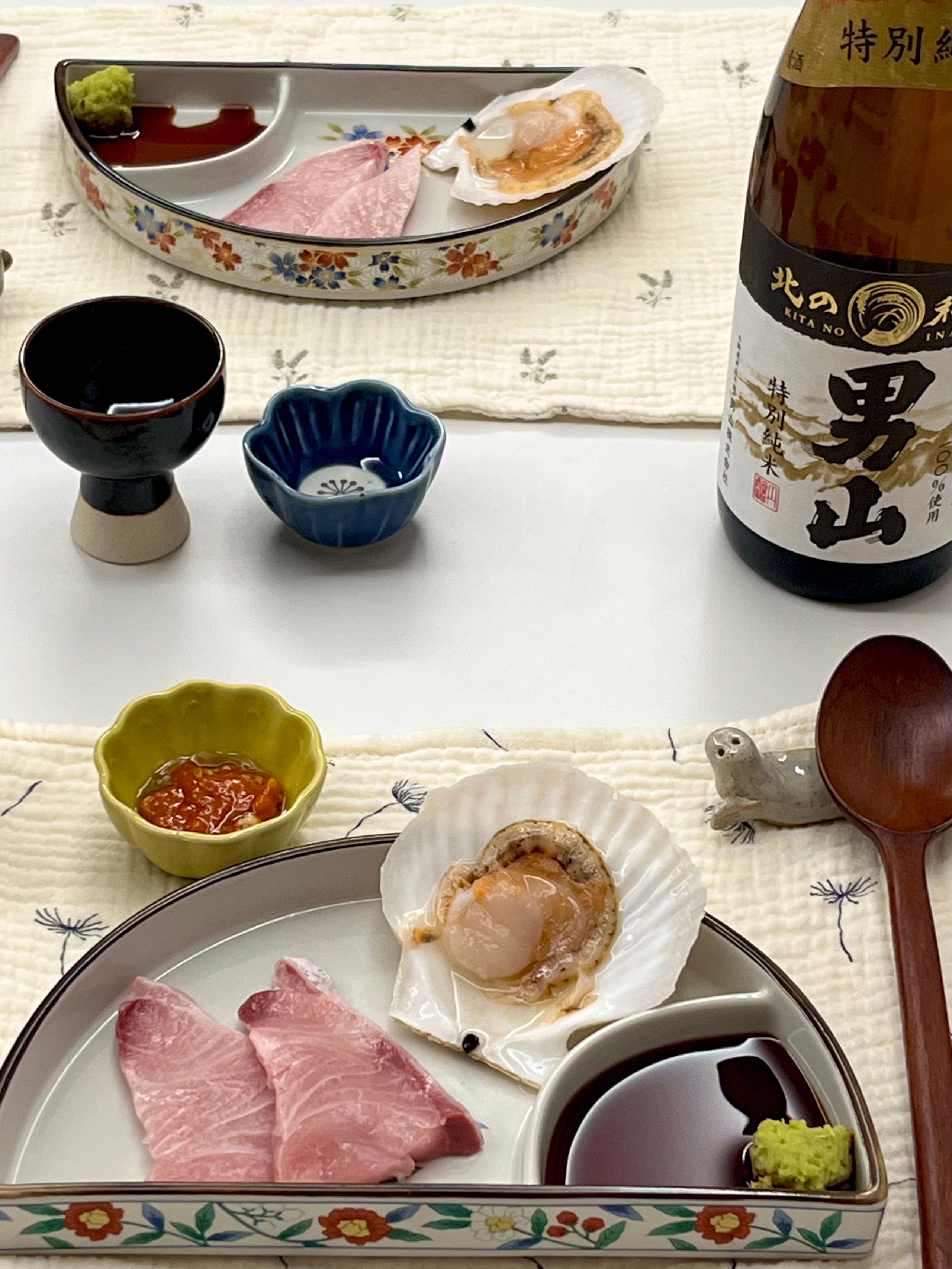 Semi-Circle Divided Sushi Plate Set (2-Piece) user photo