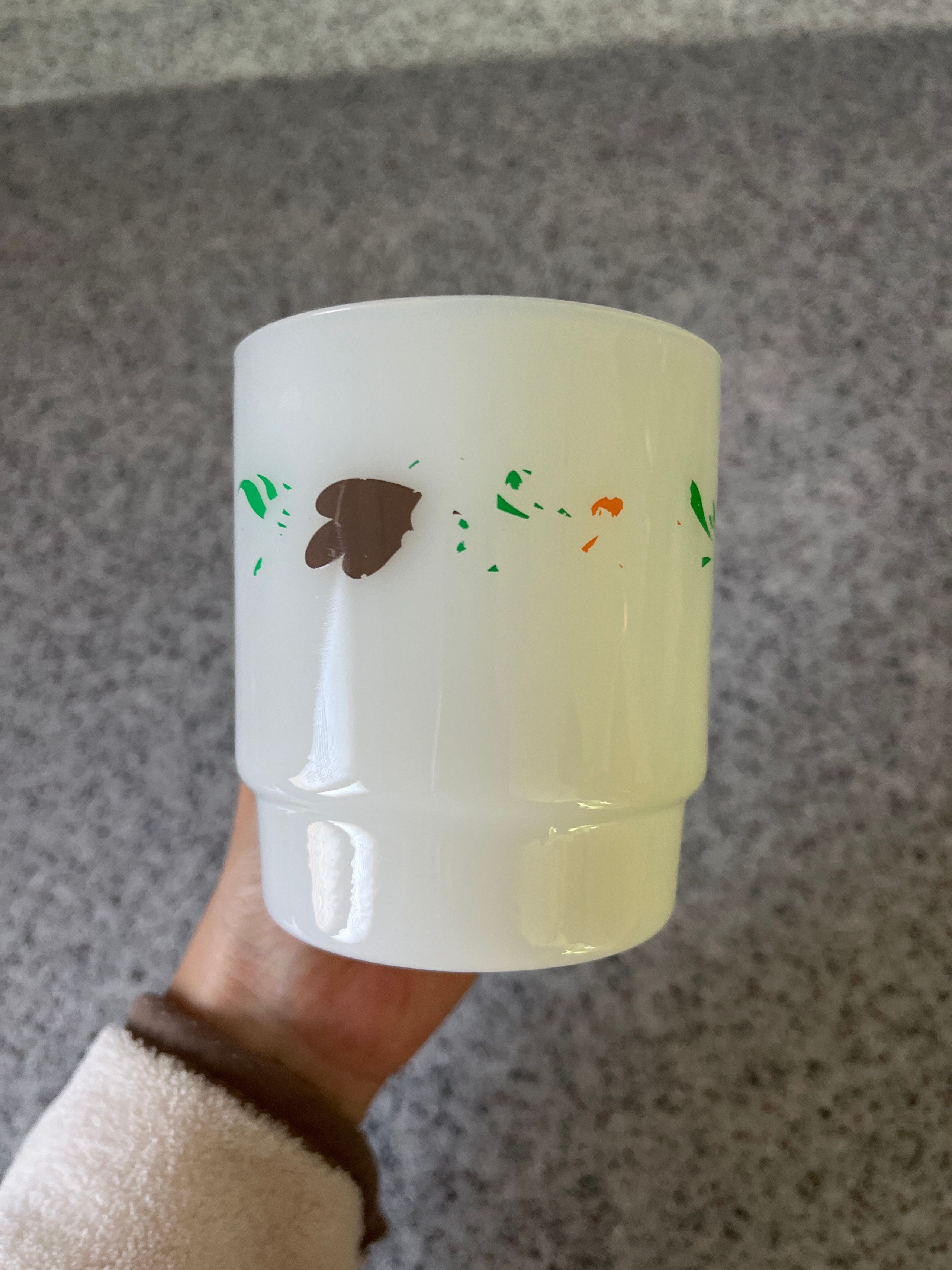 Syracuse Pattern Milk Glass Mug user photo