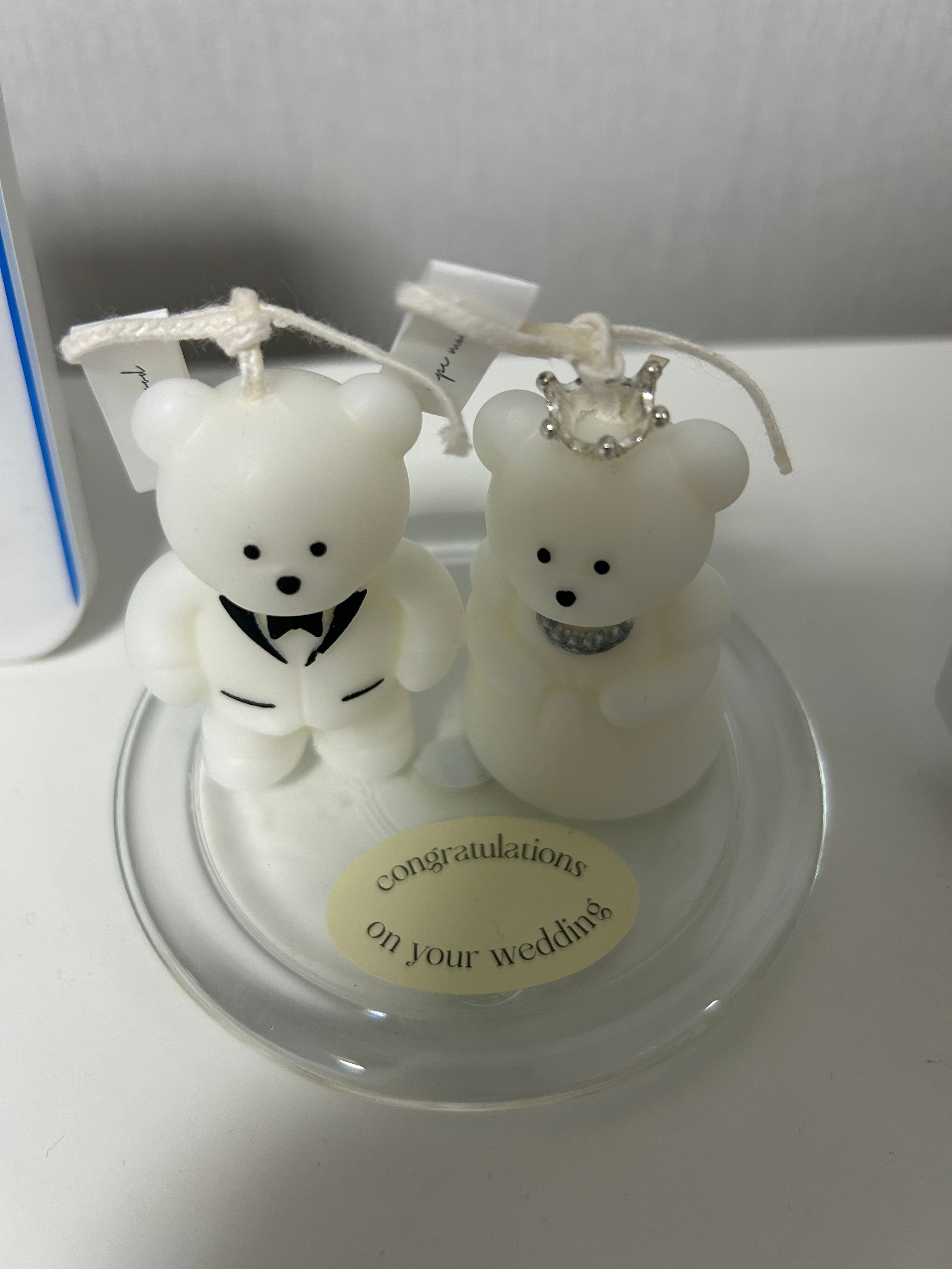 Mini Wedding Bear Candle Set user photo