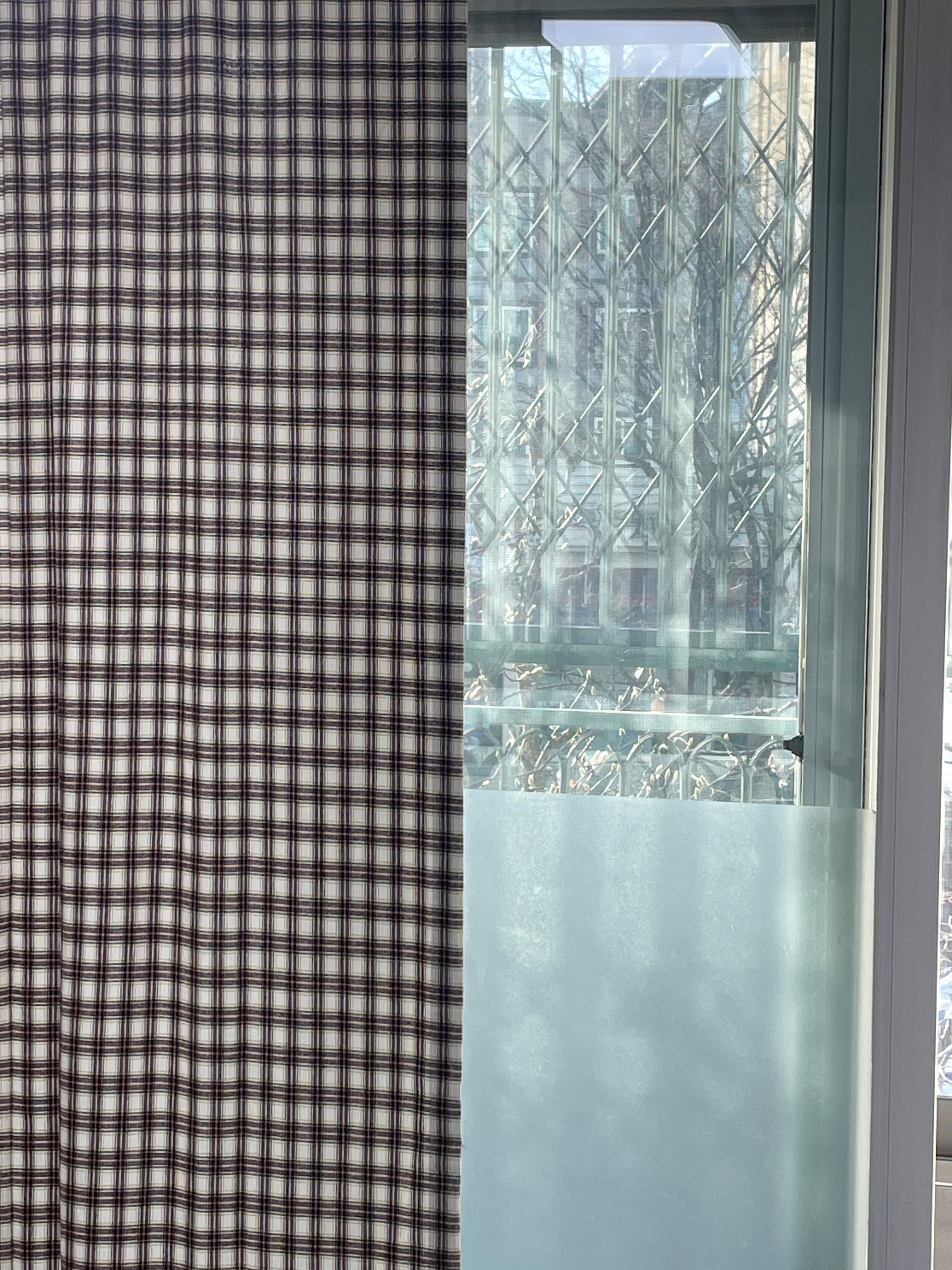 Cozy Brown Plaid Curtain user photo