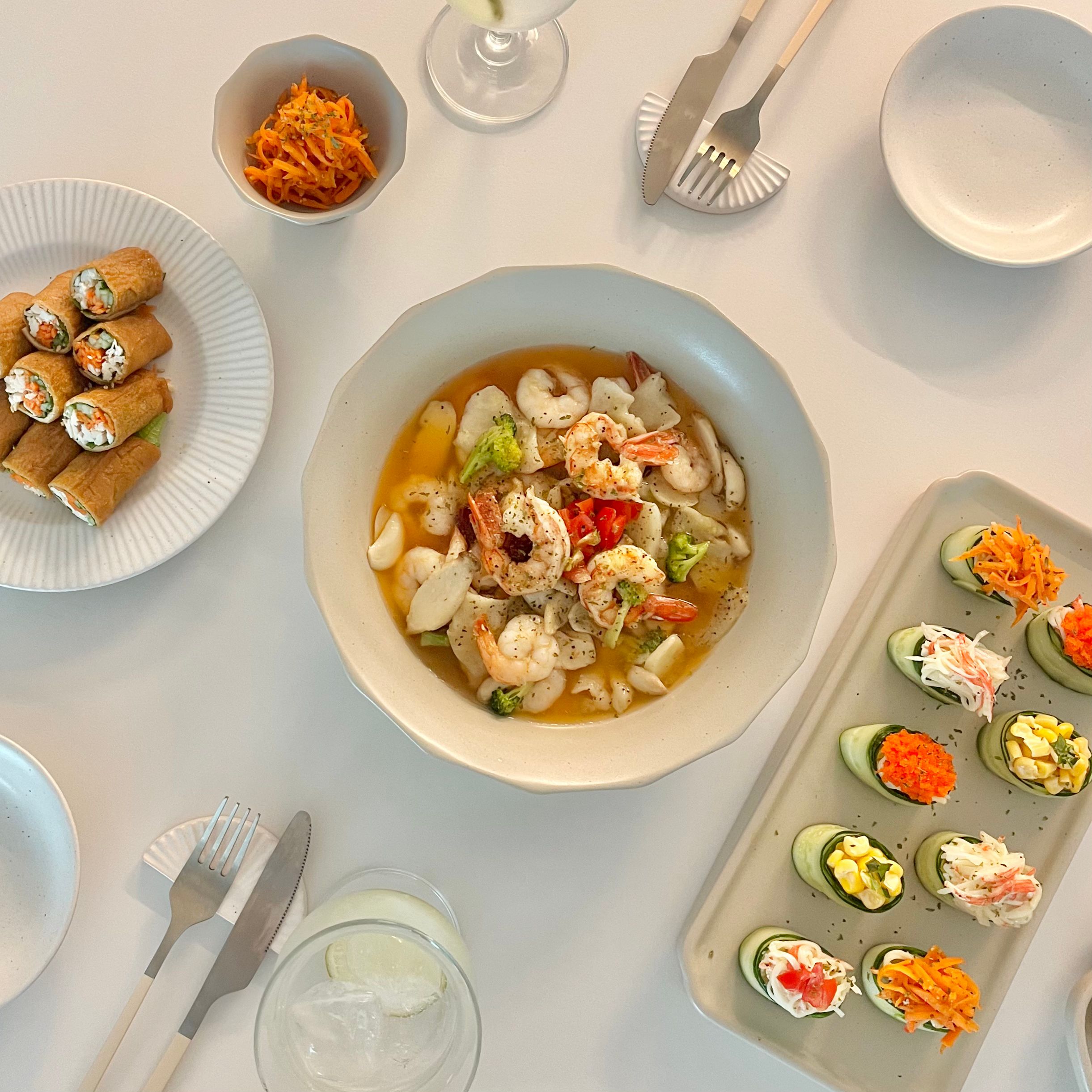 Seoul Minimalist Matte Fork & Knife Set for 2 (4-Piece) user photo