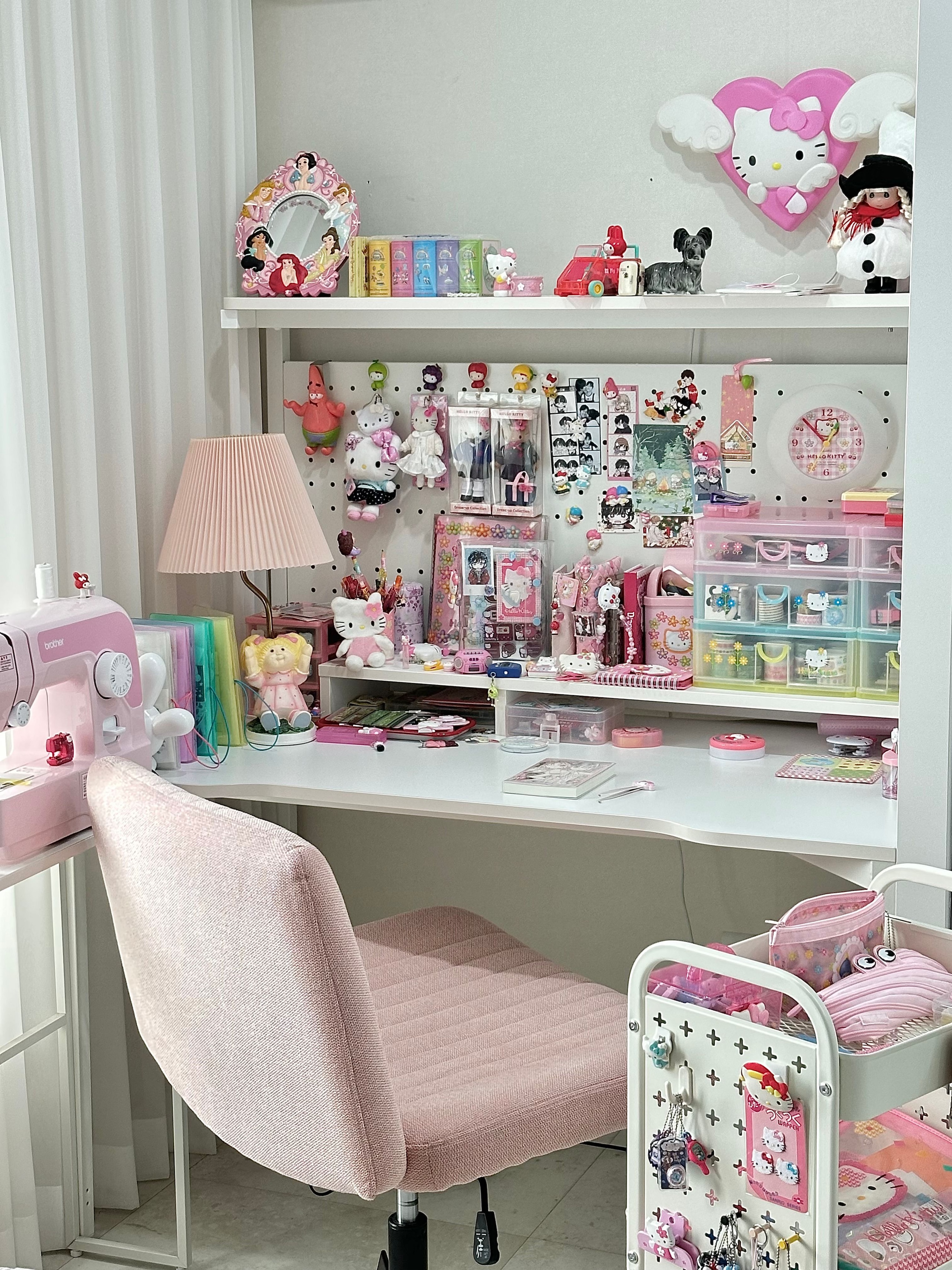 Kinsley Pegboard Utility Trolley Cart user photo