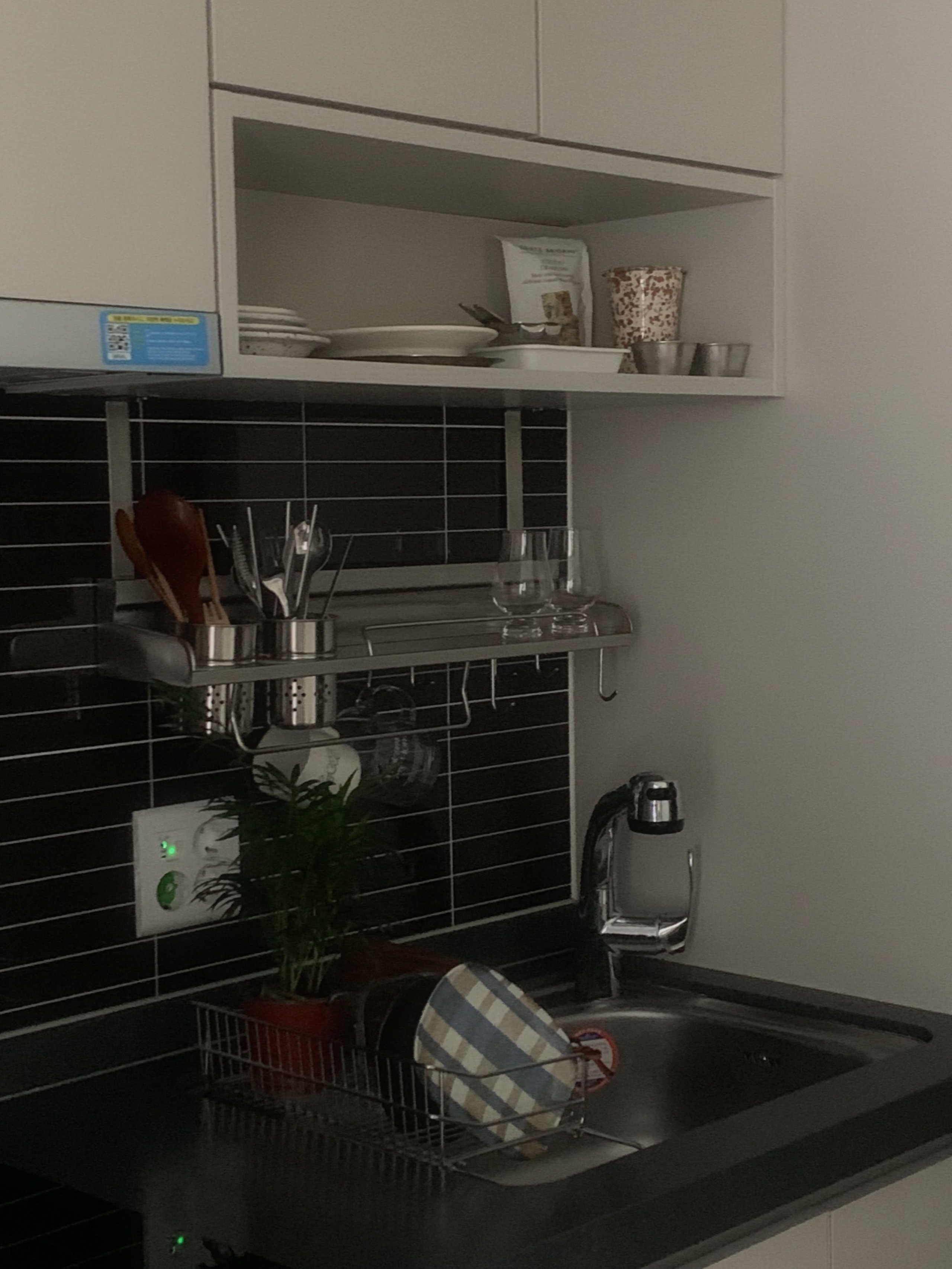 Dual Fit Sink Dish Rack user photo