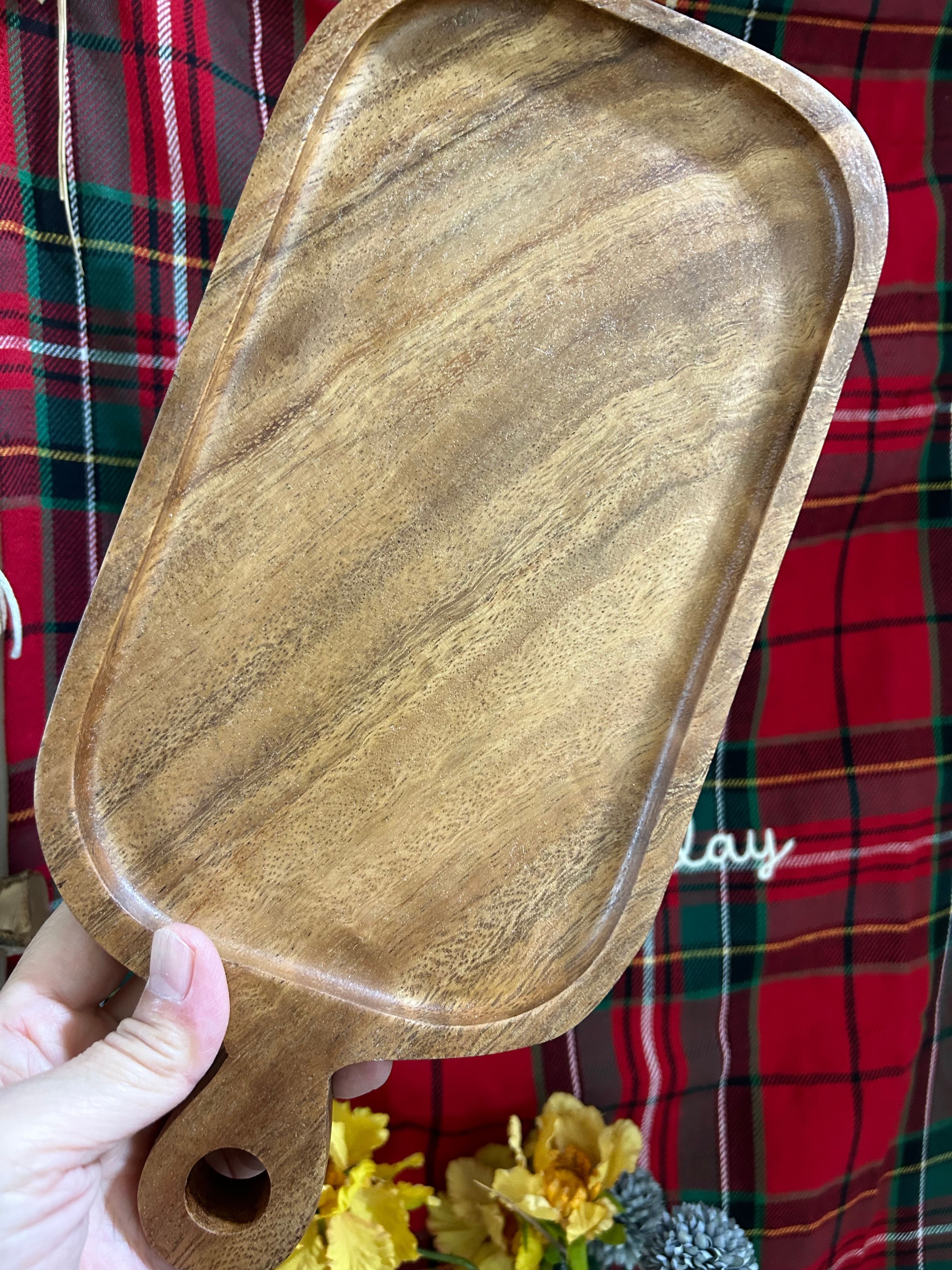 Acacia Wood Brunch Serving Tray user photo